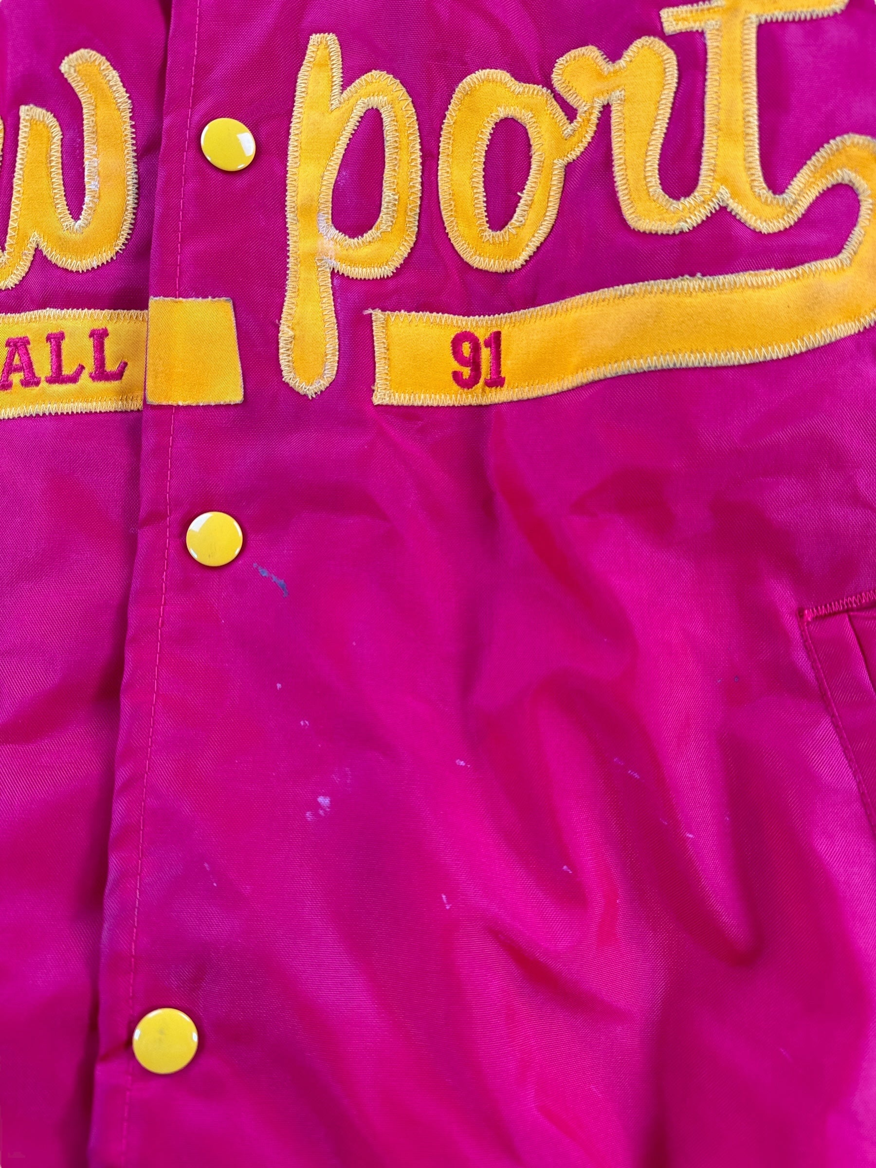 Stains on Vintage Newport Football Jacket SZ L