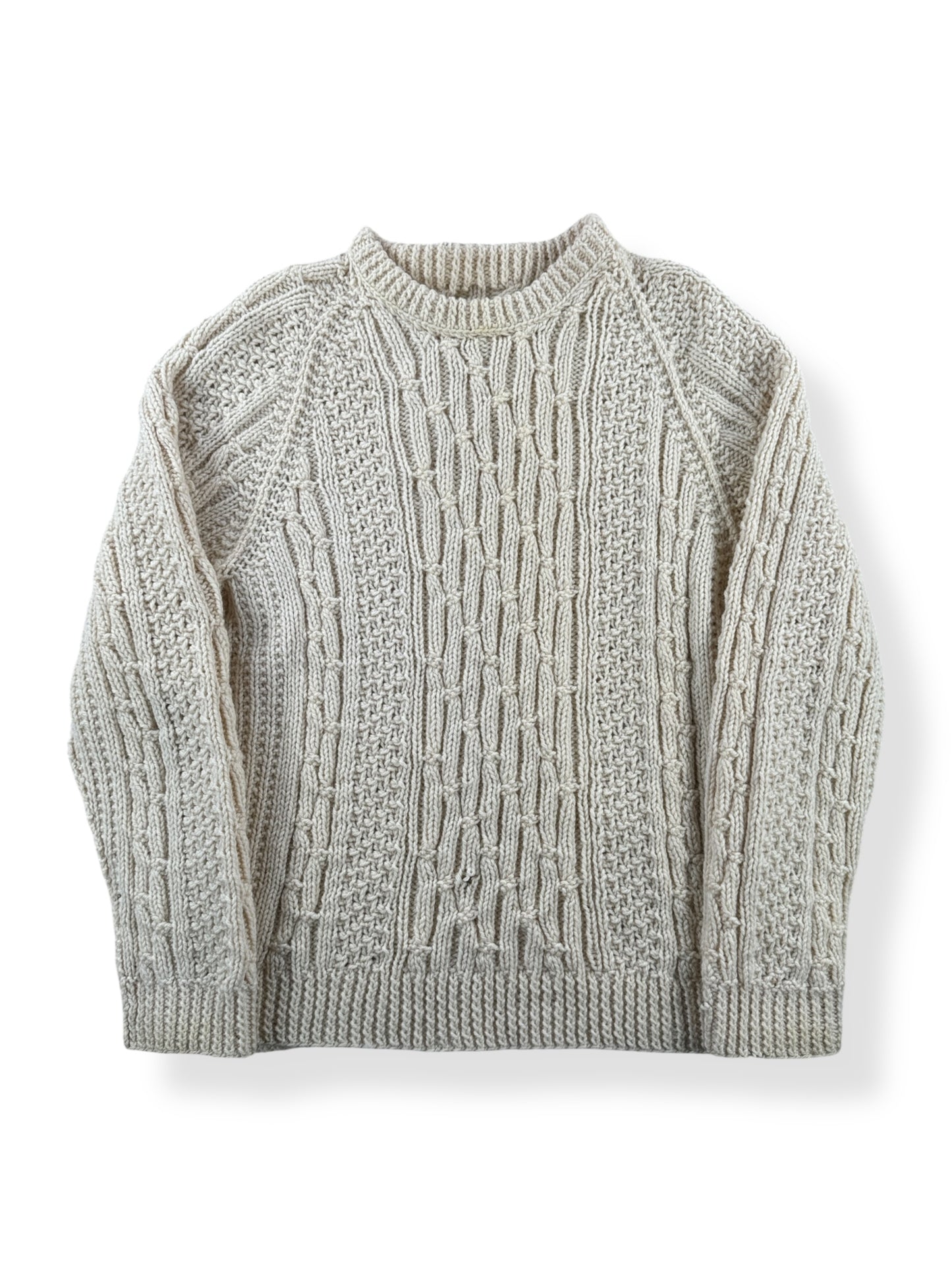 Front of Vintage Irish Fishermen Sweater SZ M