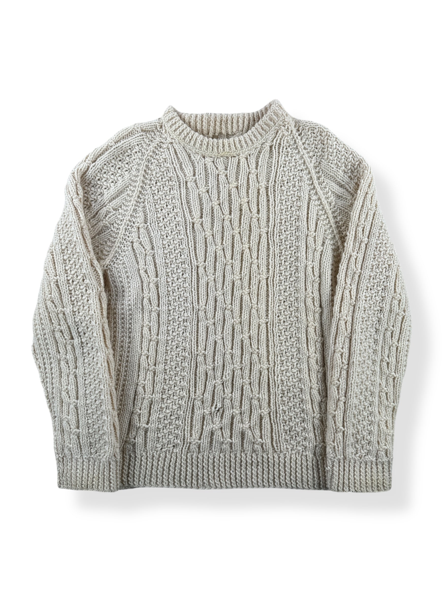 Front of Vintage Irish Fishermen Sweater SZ M