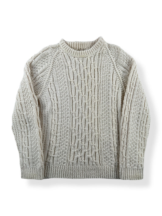 Front of Vintage Irish Fishermen Sweater SZ M