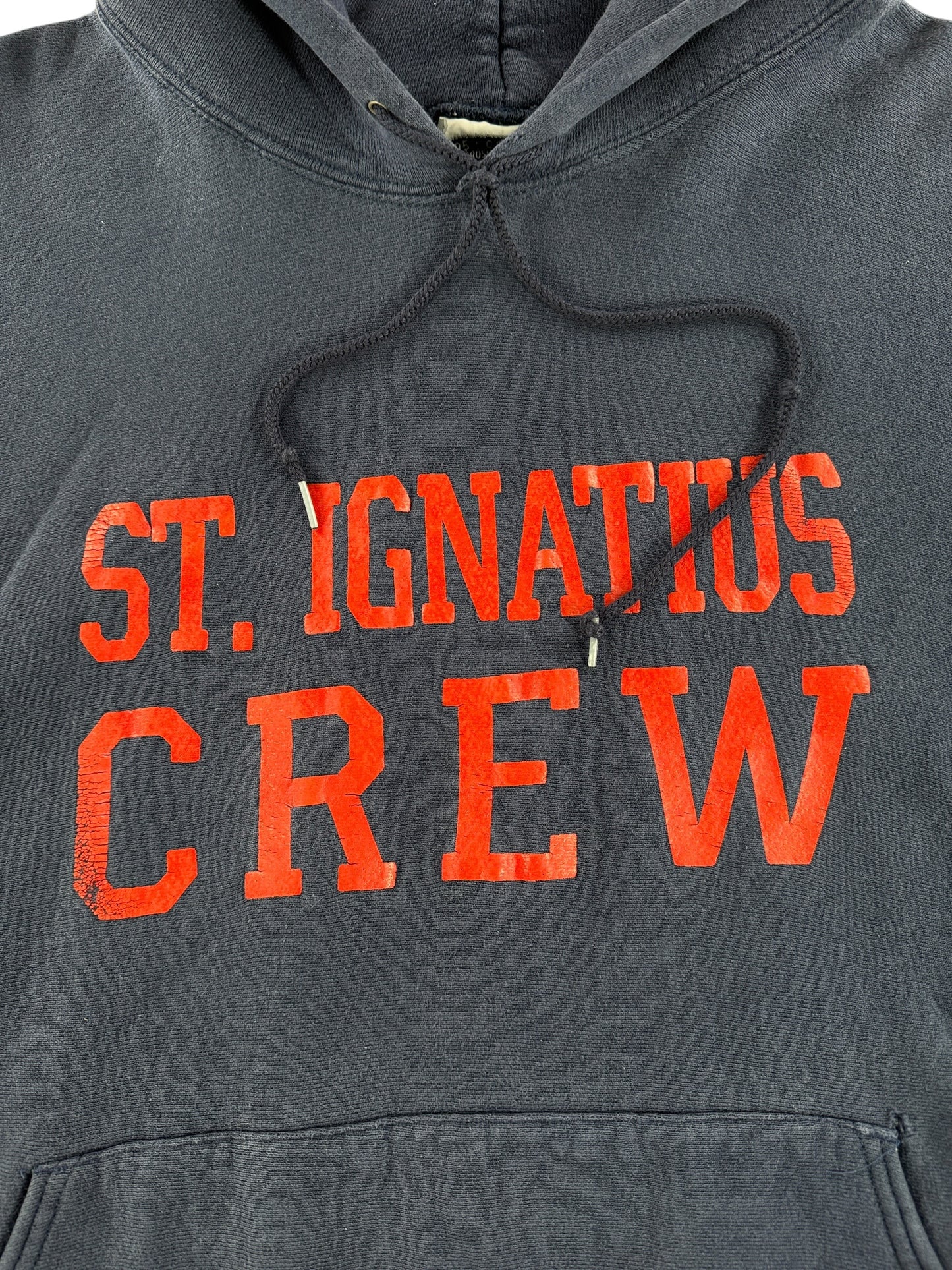Label on Vintage St Ignatius Crew Lee Hoodie SZ XL