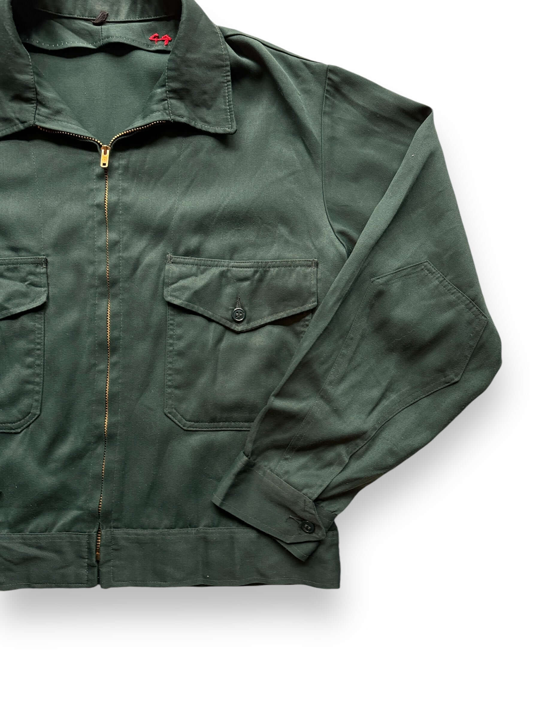 Vintage Green Mr 2 Ply Gabardine Jacket SZ 44 – The Barn Owl