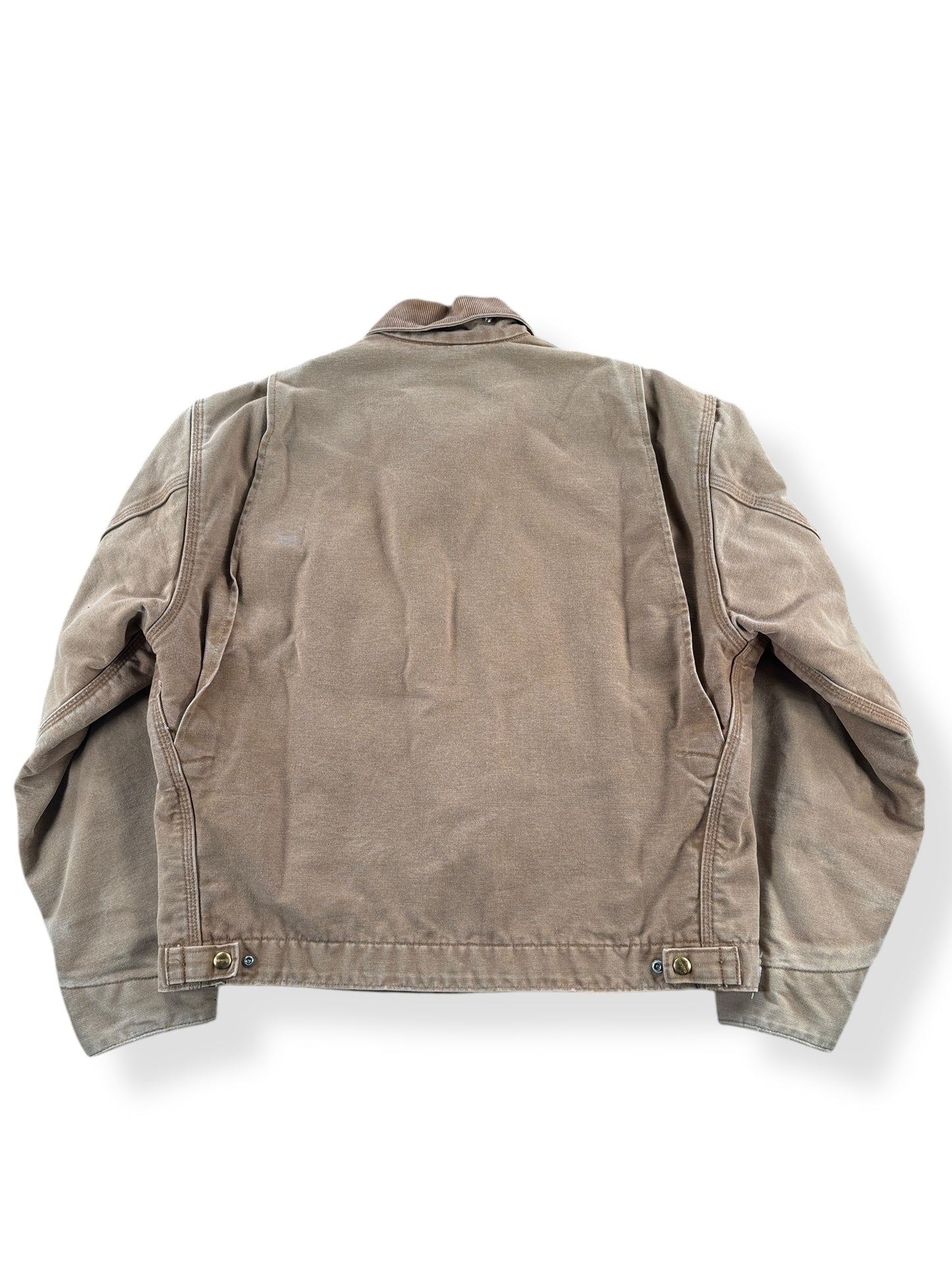 Back of Vintage Brown Carhartt Detroit Jacket SZ 44
