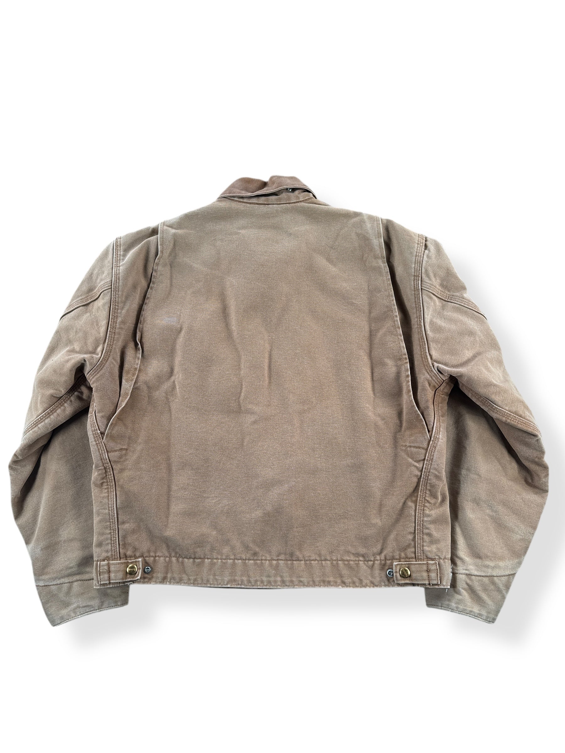 Back of Vintage Brown Carhartt Detroit Jacket SZ 44