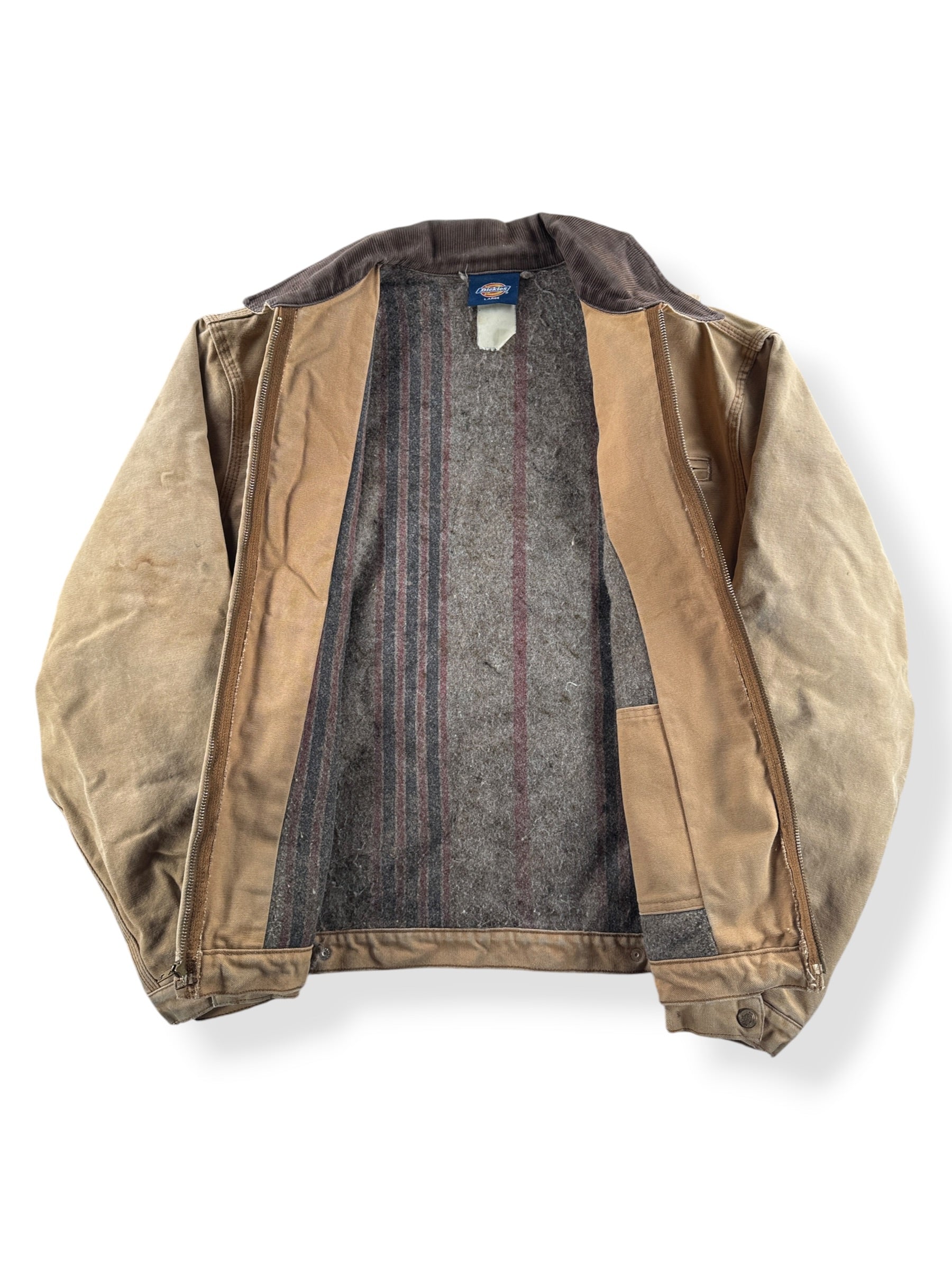 Inside of Vintage Dickies Blanket Lined Zip Up Jacket SZ XL