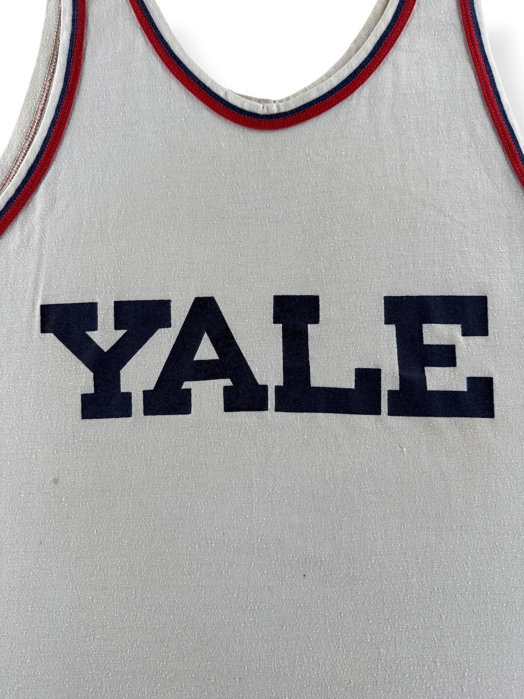 Front lettering on Vintage Yale Tank Top SZ S