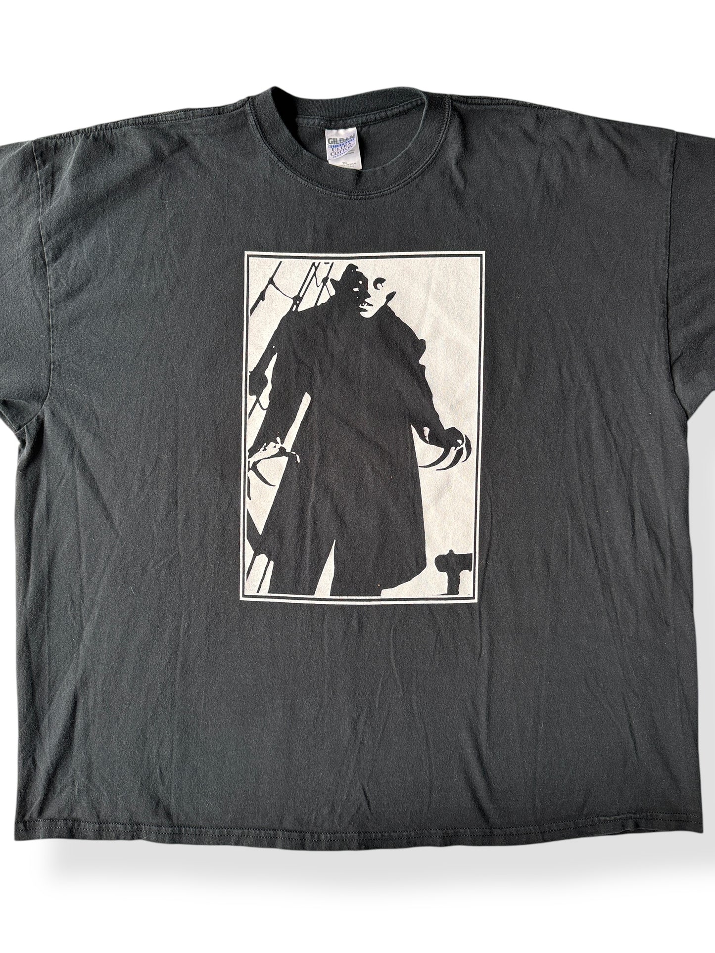 Front Close Up of Vintage Nosferatu Tee SZ XXXL