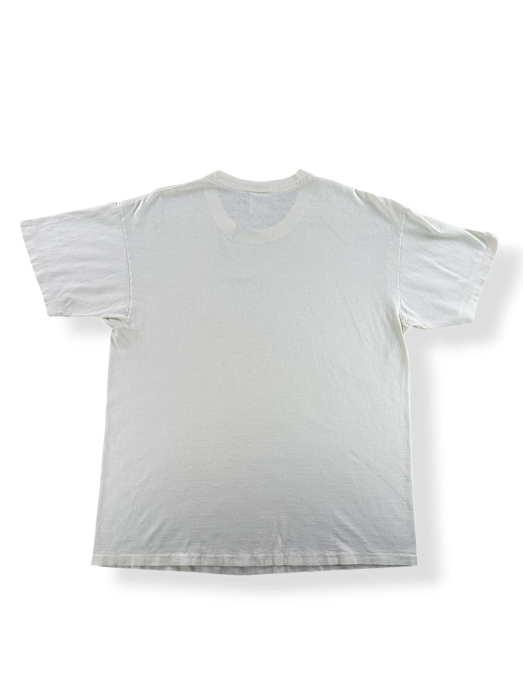 Back of Vintage Anvil Blank White Tee SZ XL