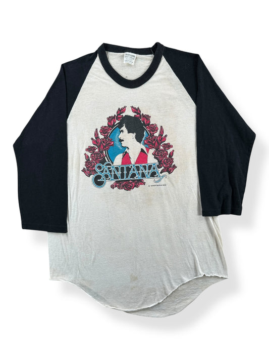 Front of Vintage 1979 Santana Raglan Tee SZ M