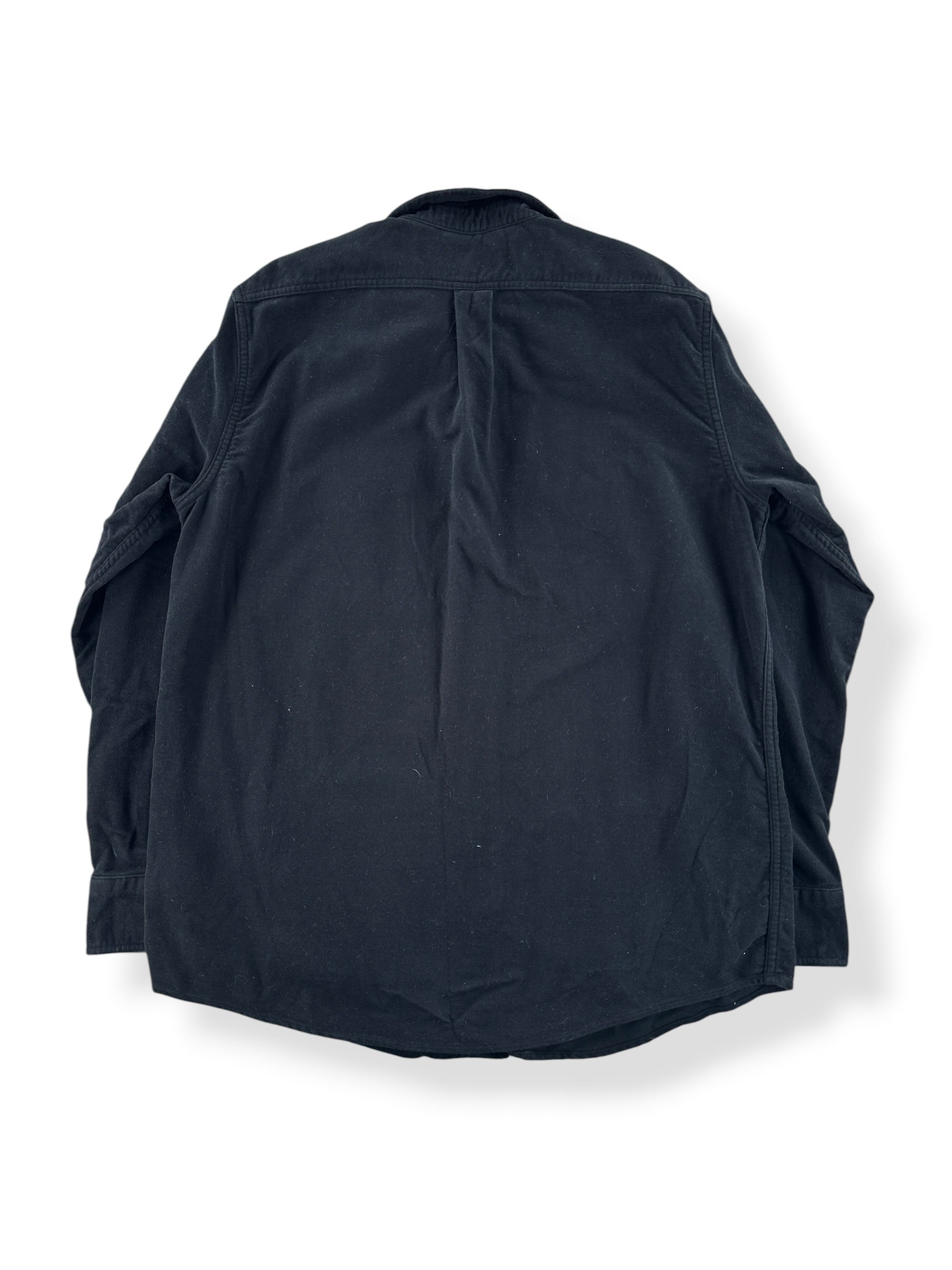 Back of Filson Moleskin Seattle Shirt SZ L