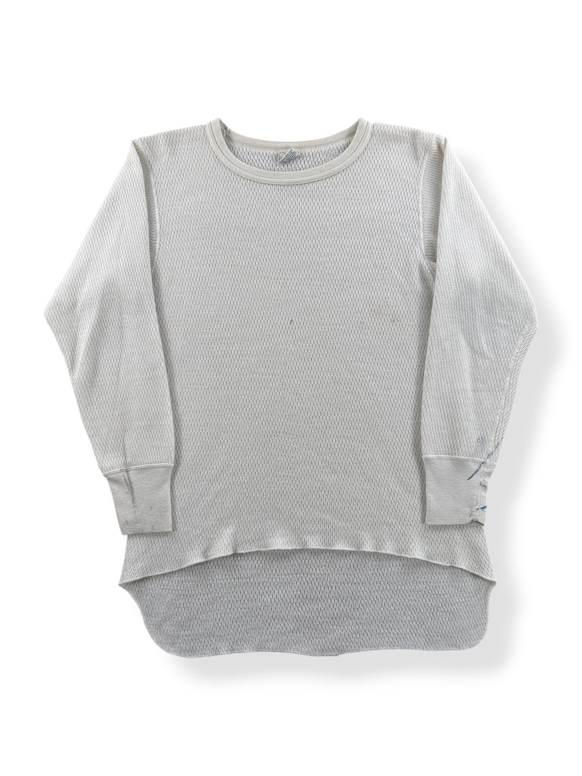 Front of Vintage 80s Waffle Thermal Shirt SZ M