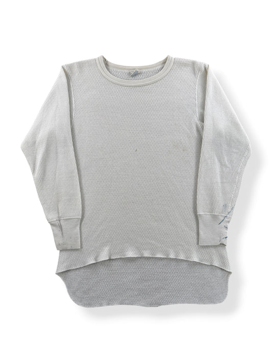 Front of Vintage 80s Waffle Thermal Shirt SZ M
