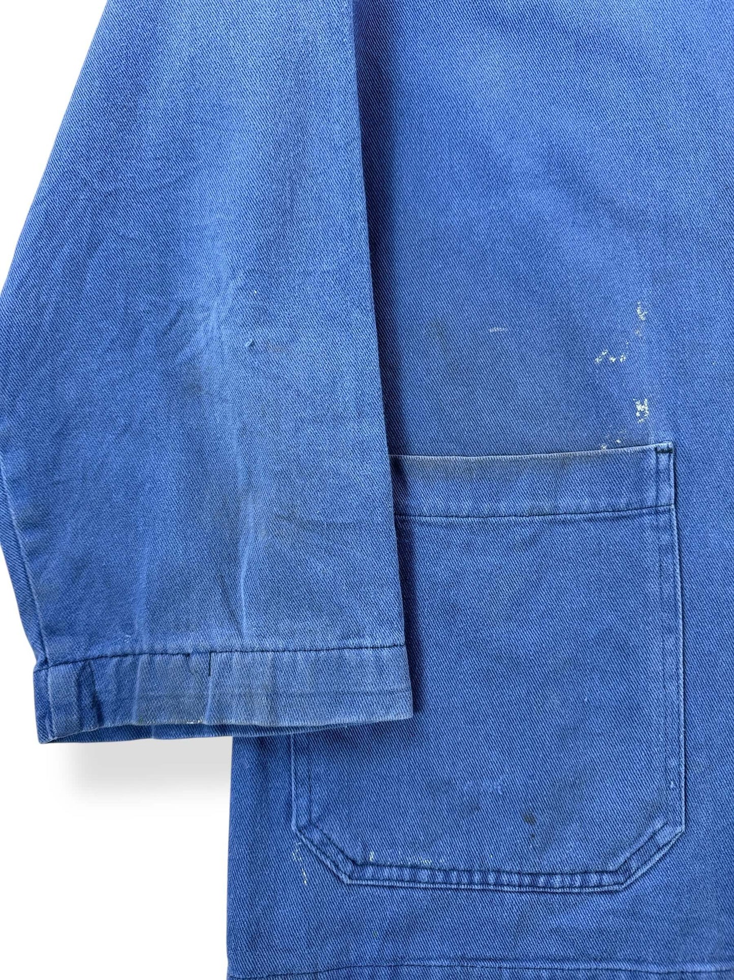 Staining on Vintage French Chore Coat SZ XL