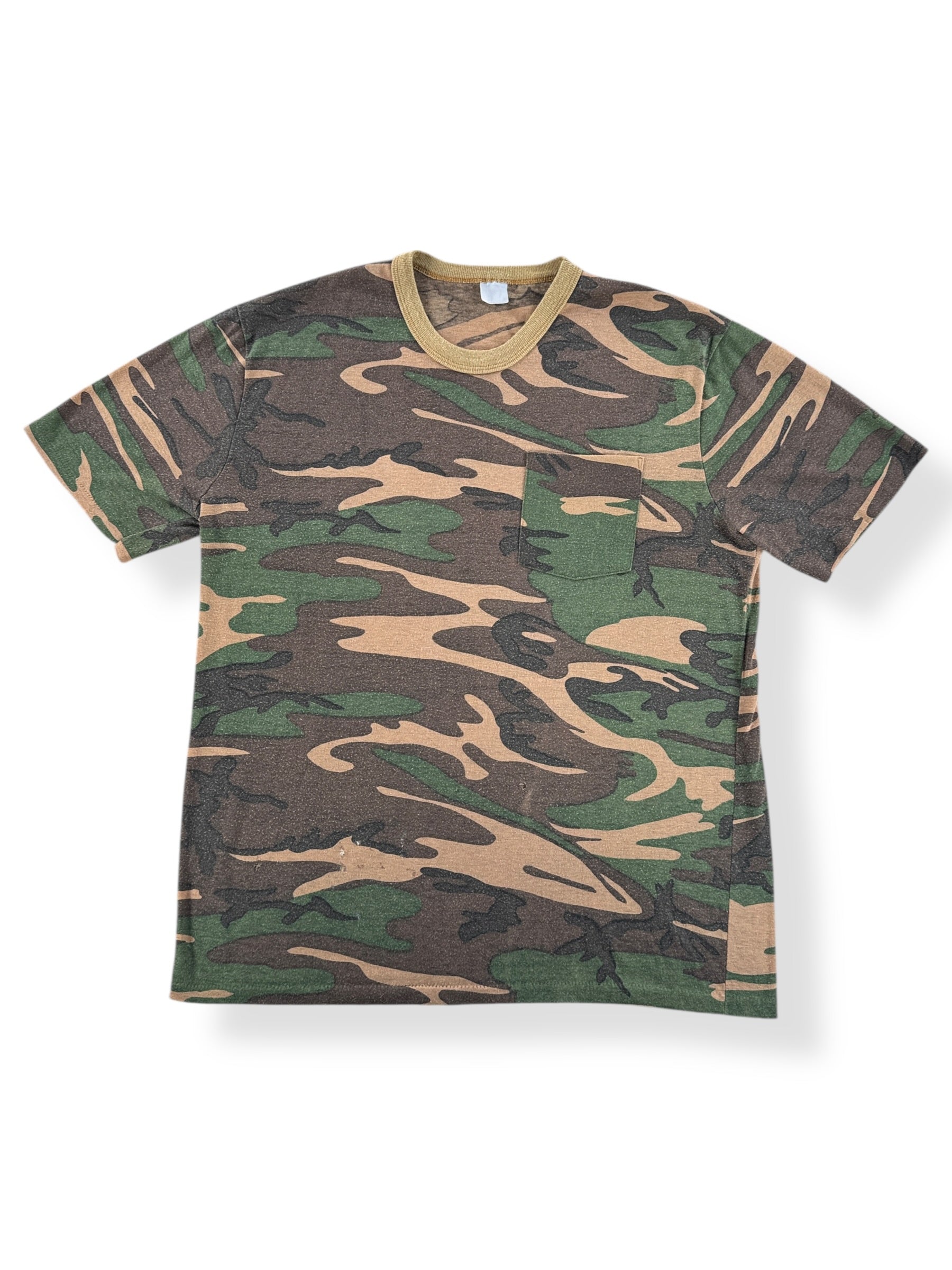 Front of Vintage Camo Pocket Tee SZ L