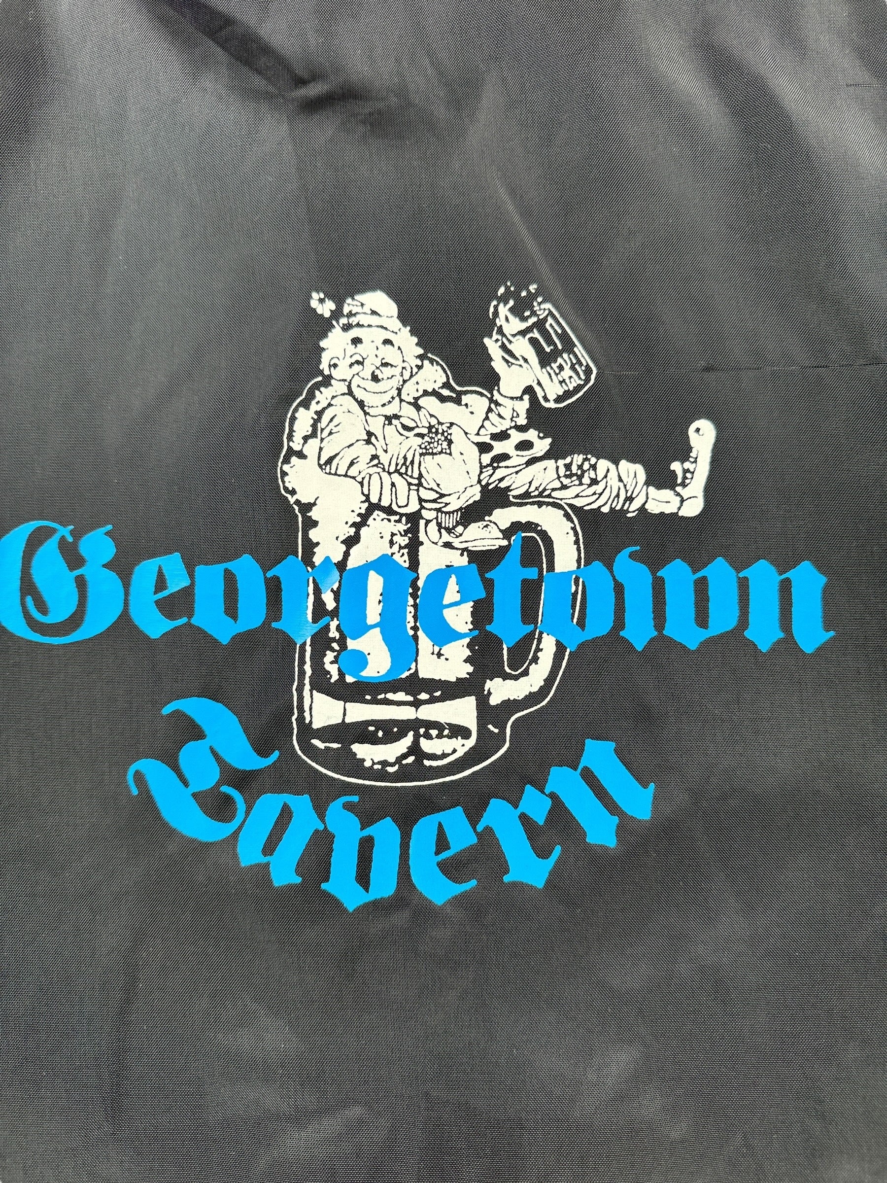Back Graphic of Vintage Georgetown Tavern Windbreaker SZ L