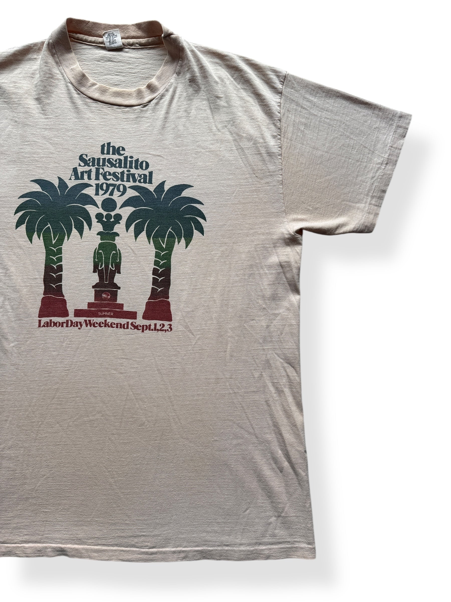 Front Left of Vintage 1979 Sausalito Art Festival Tee SZ L