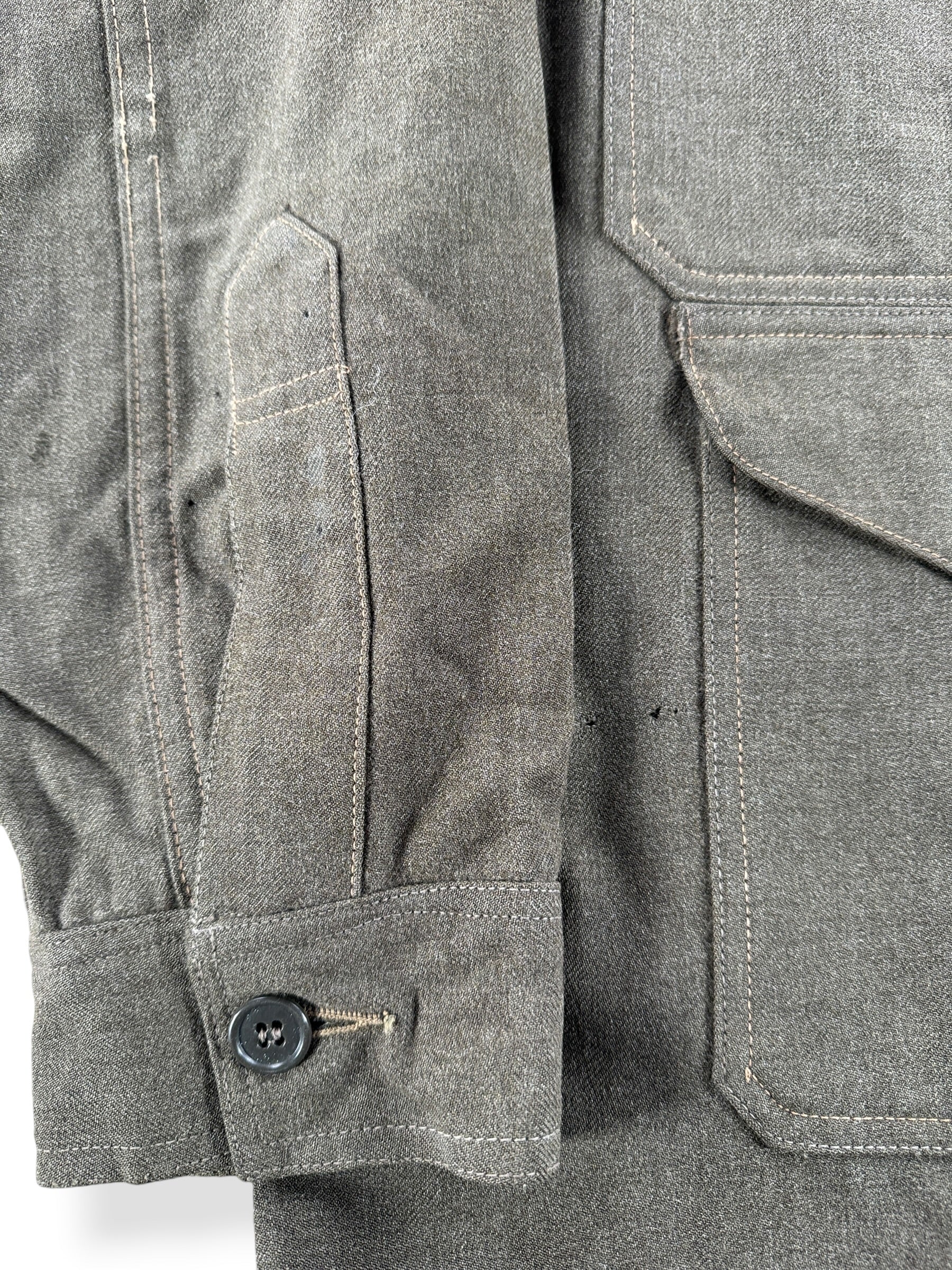 Holes on Vintage 40s/50s Filson Wool Mackinaw Cruiser SZ 44