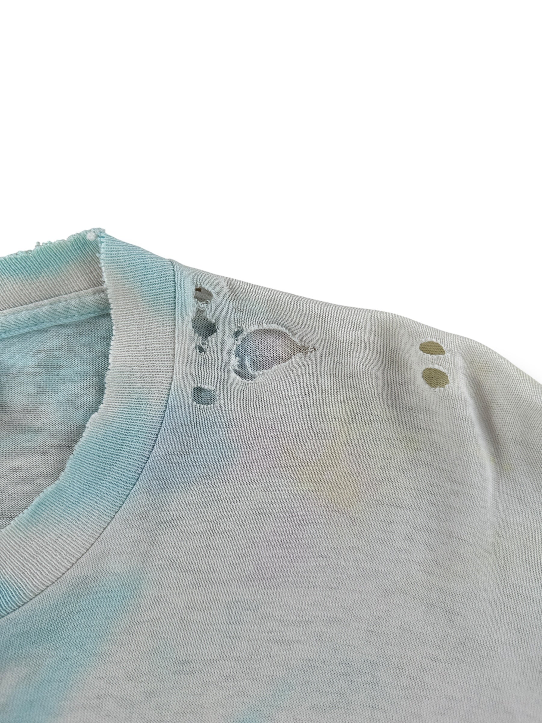 Small Holes on Vintage Neil Young Ragged Glory Tie Dye Tee SZ XL