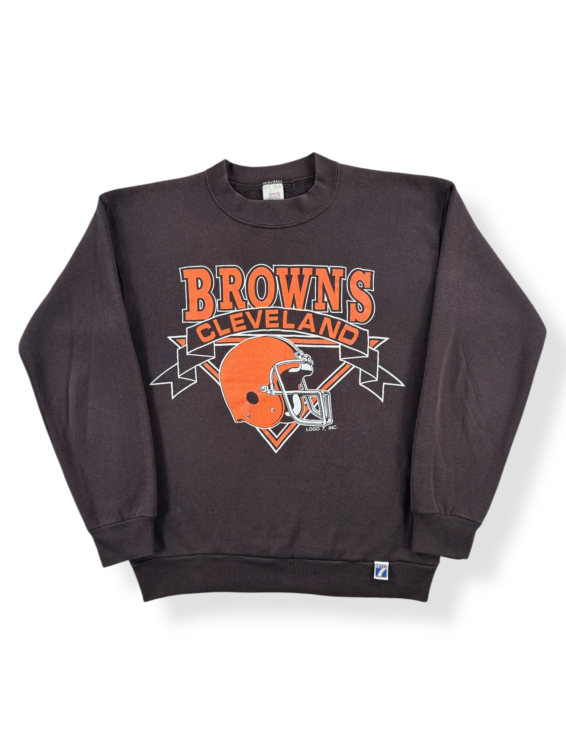 Front of Vintage Cleveland Browns Crewneck SZ S