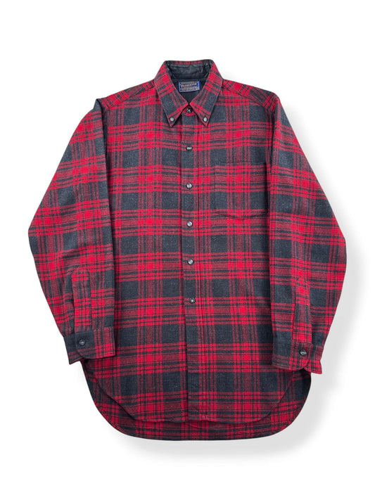 Front of Vintage 1970s Pendleton Wool Button Down Shirt SZ M