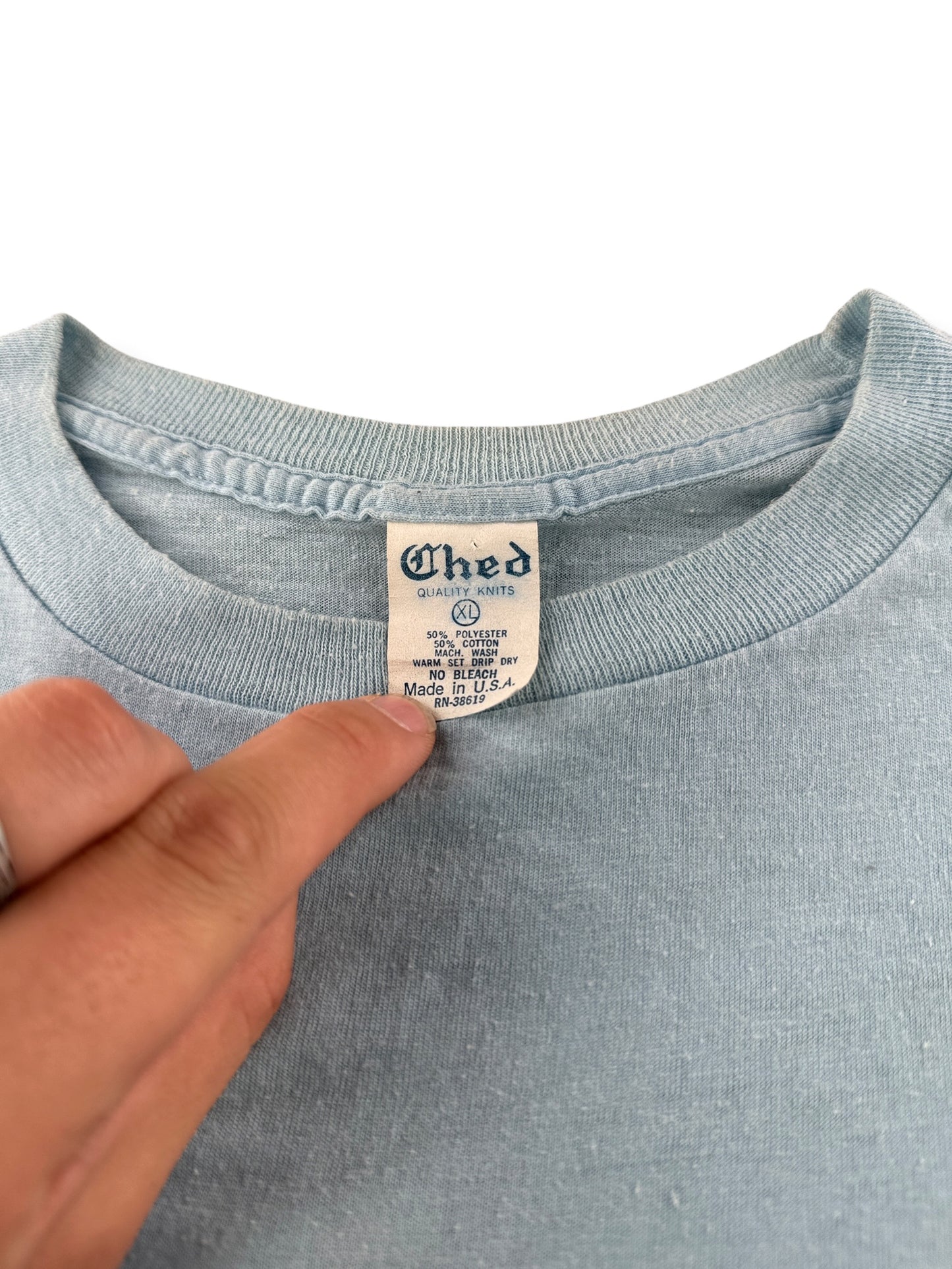 Tag on Vintage Janet's Dash Point WA Tee SZ XL (Fits M)