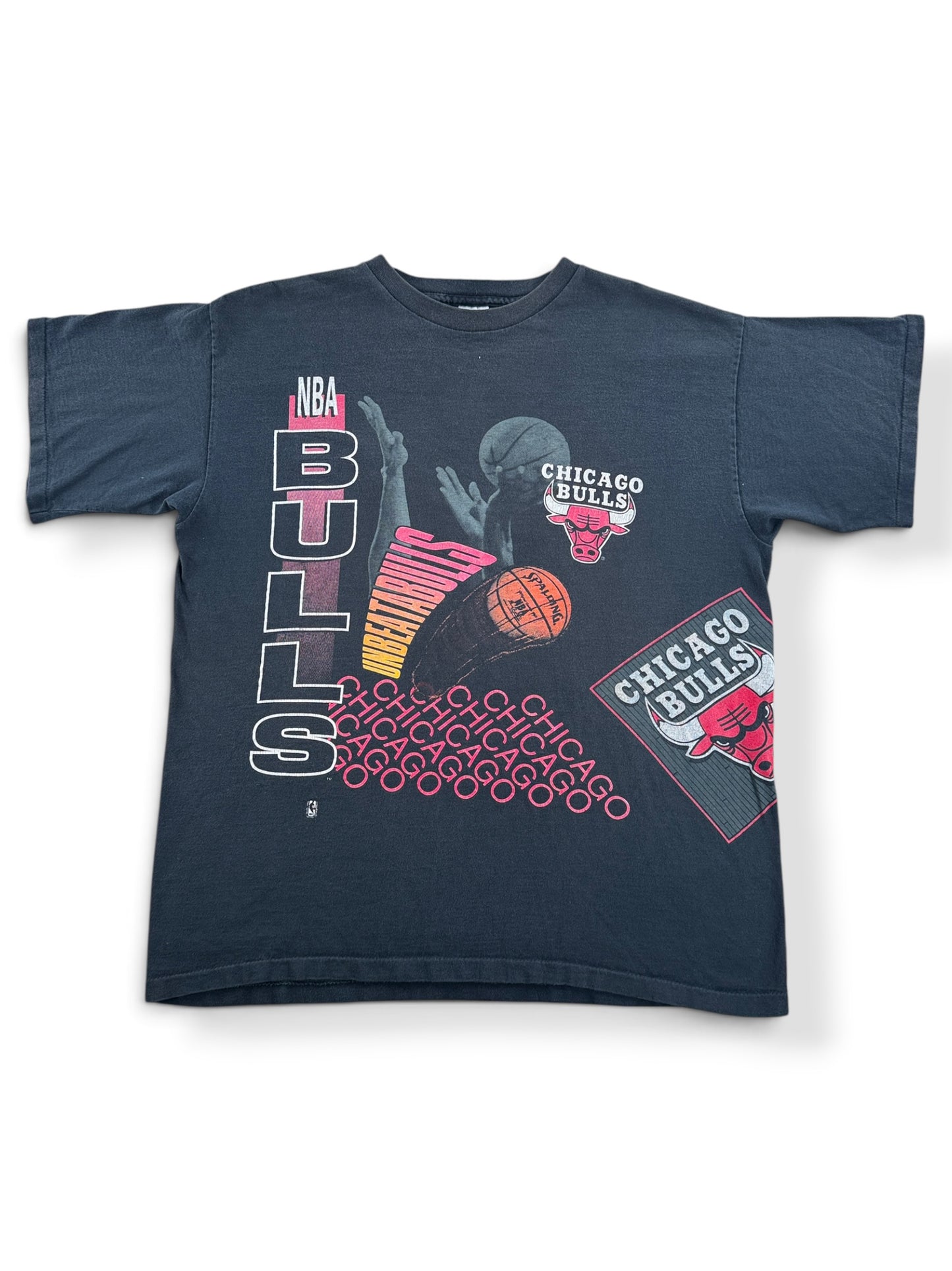 Front of Vintage '91 Chicago Bulls Basketball Tee SZ XL