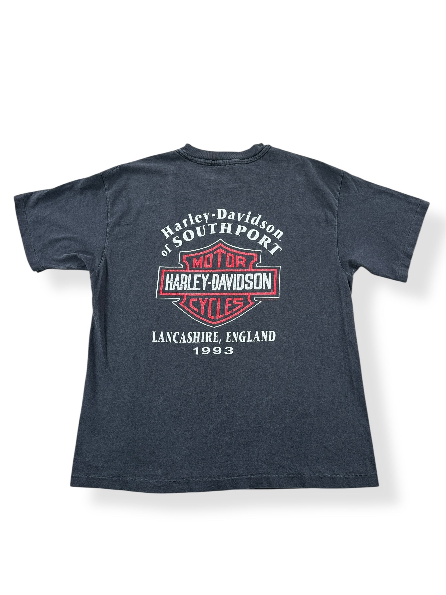 Back of Vintage Harley Davidson UK Tee SZ L