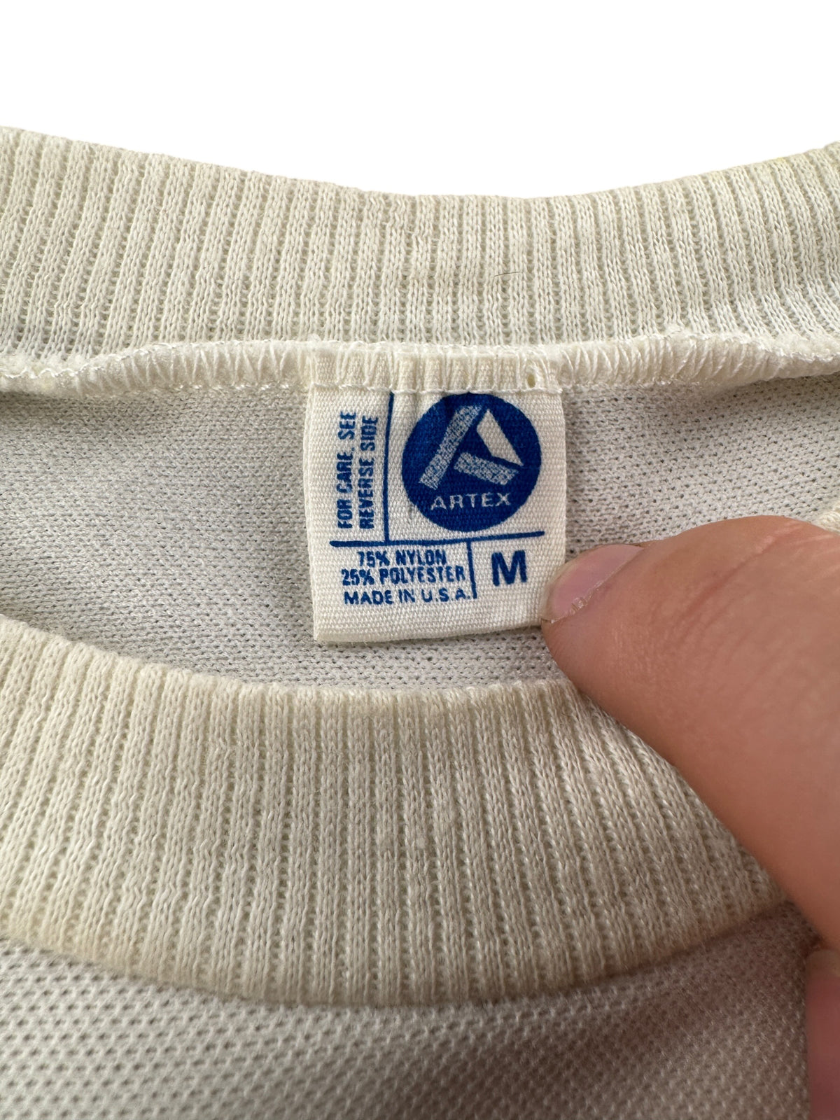 Tag on Vintage '79 UW Sun Bowl Jersey SZ M