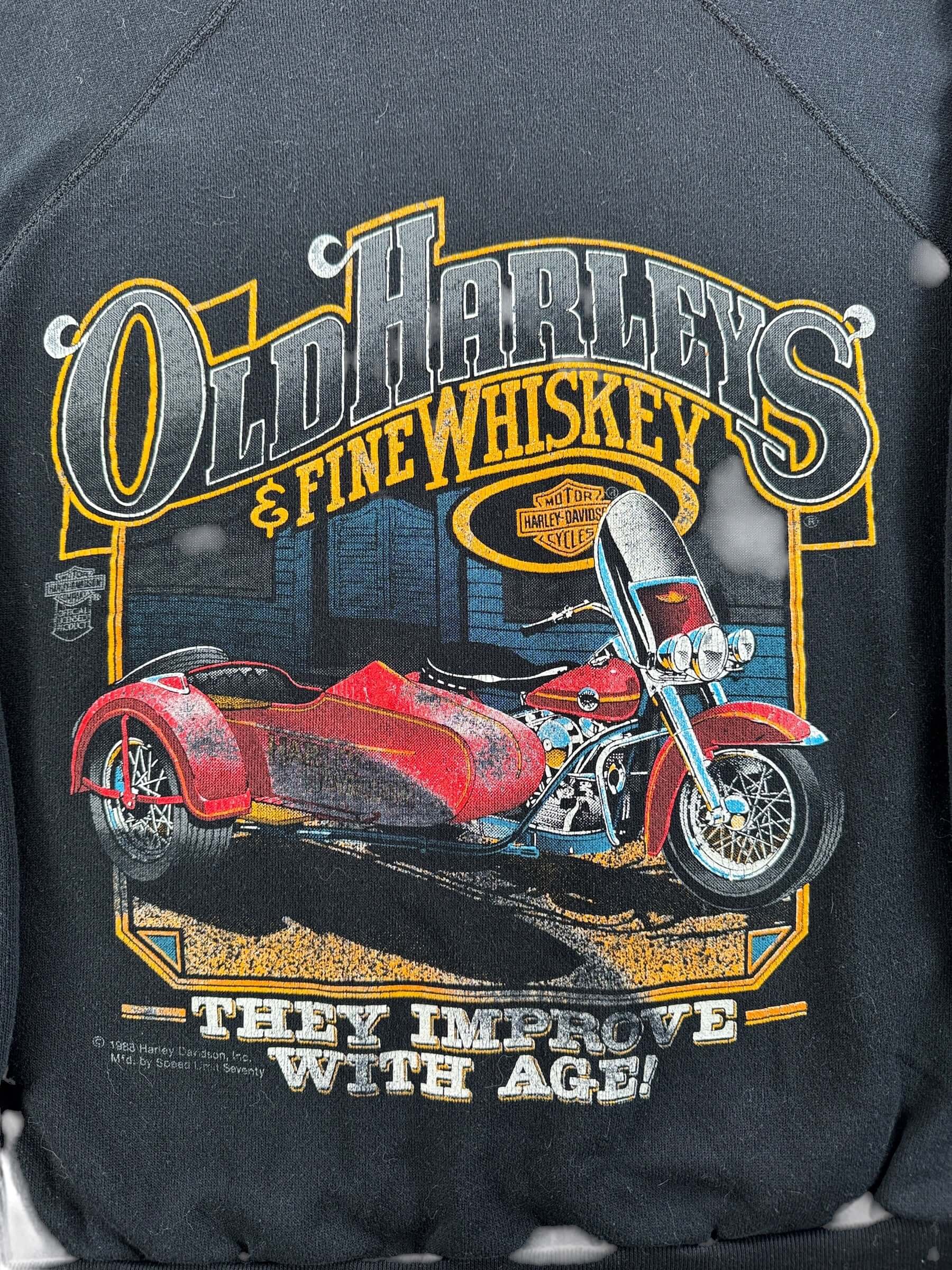 Graphic of Vintage Harley Crewneck SZ L