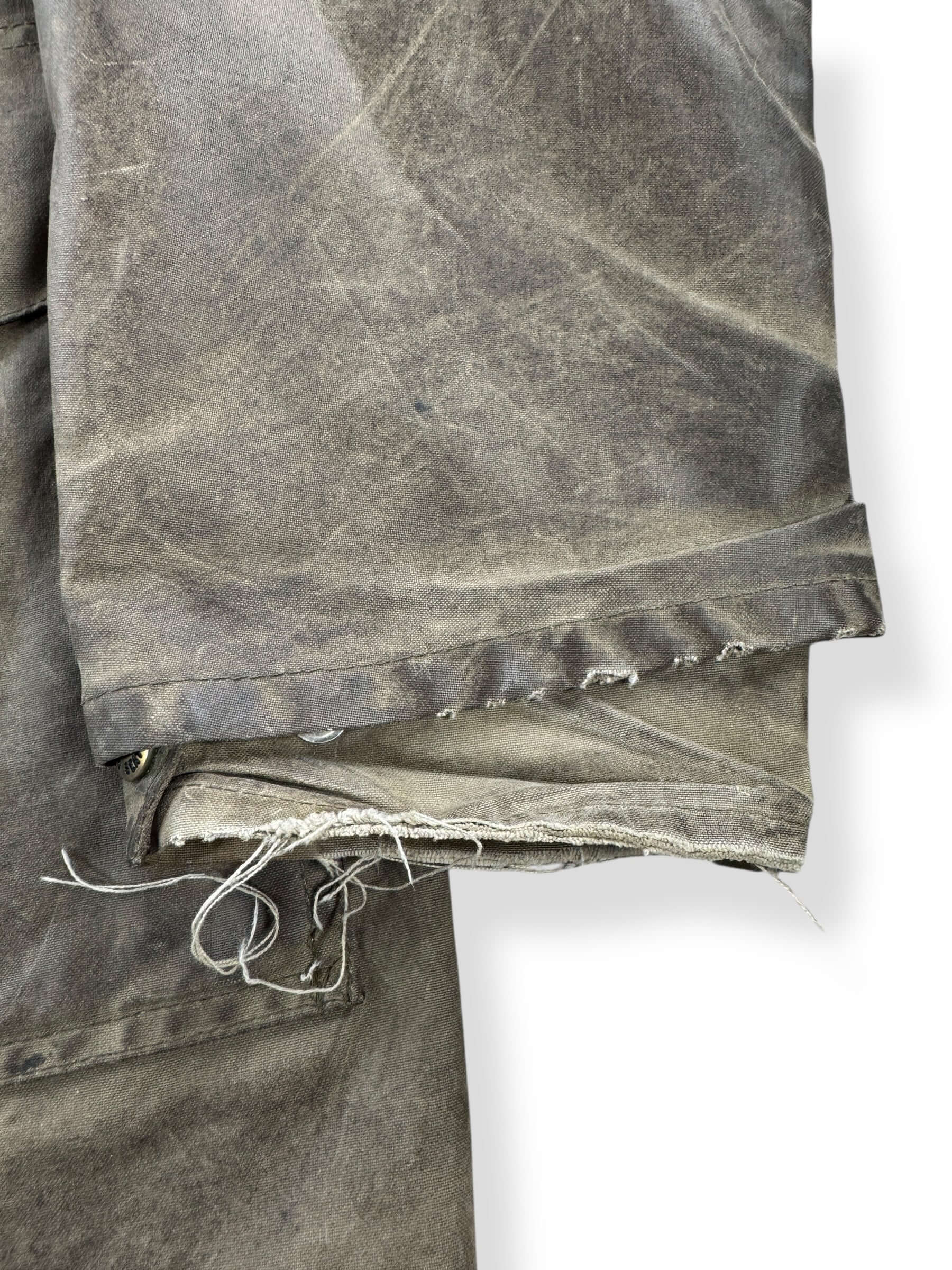 Wear on Cuff of Vintage Filson Shelter Cloth Packer Coat SZ 40 AS IS