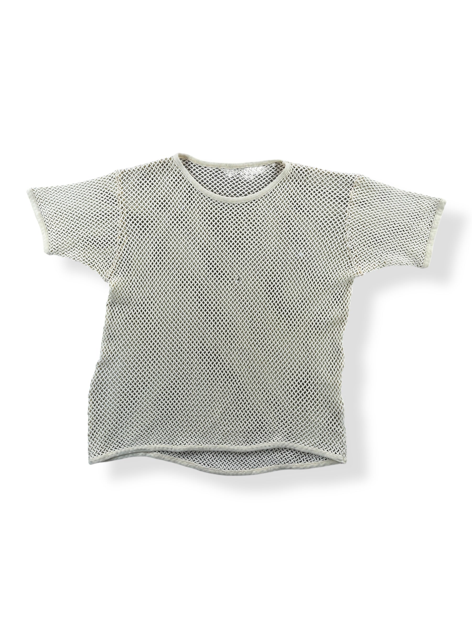 Front of Vintage Nordic Fishnet Thermal Top SZ S