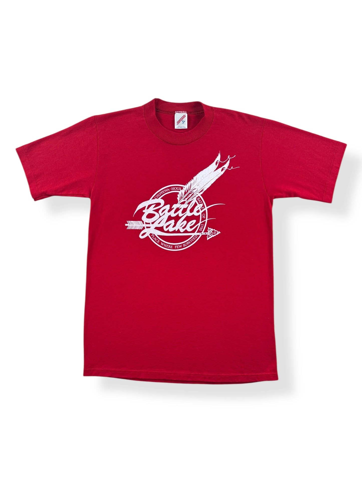 Front of Vintage Battle Lake Tee SZ S