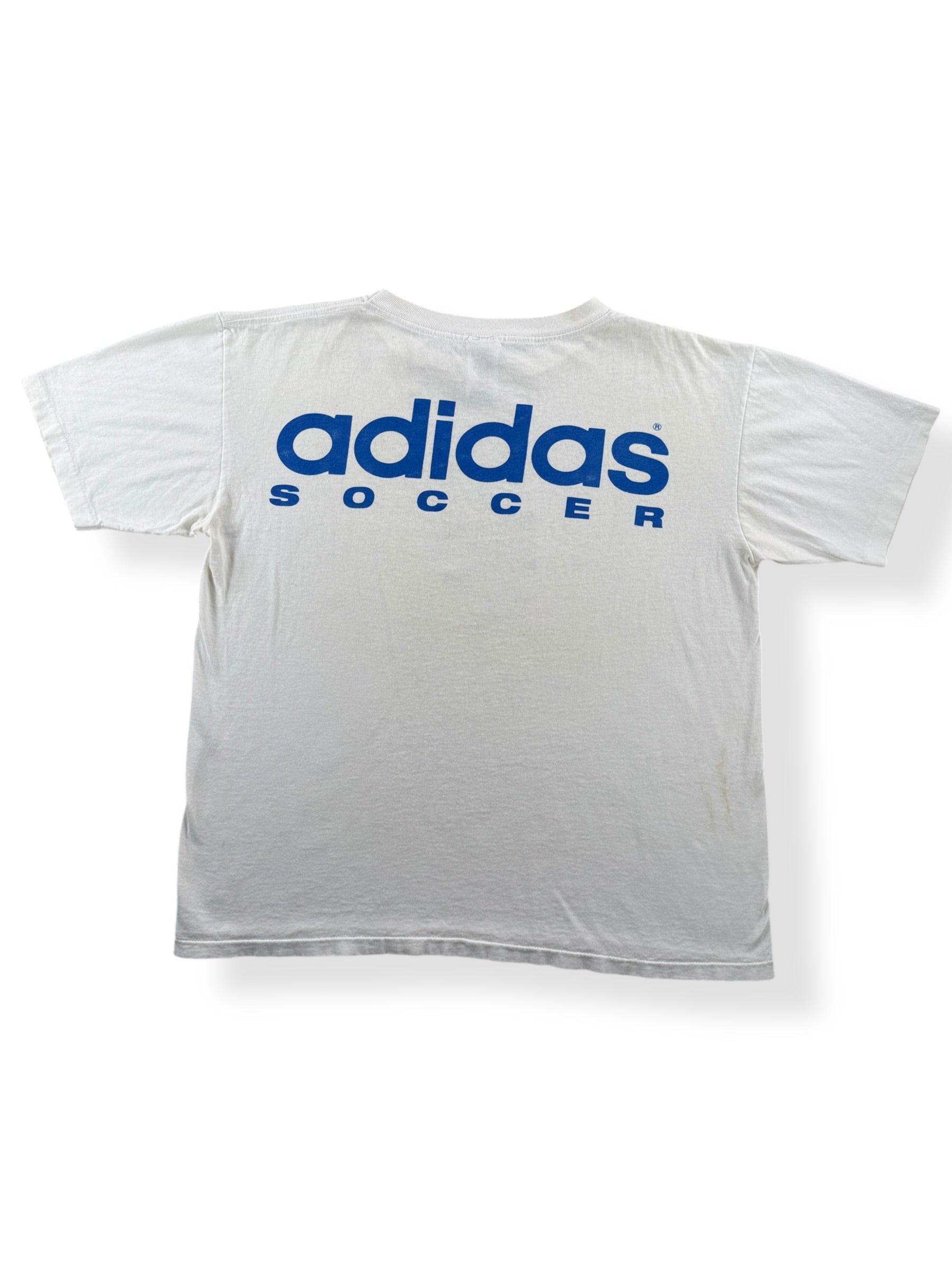 Back of Vintage Adidas Fort Wayne Soccer Tee SZ M