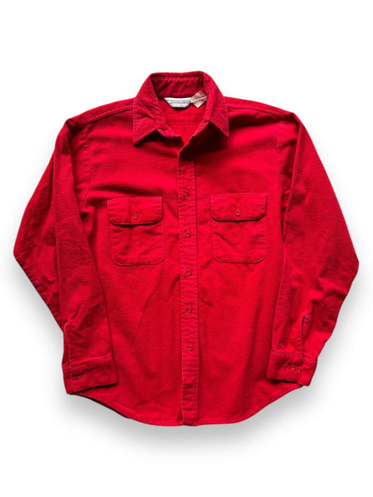 front of Vintage Field and Stream Red Chamois Shirt SZ M