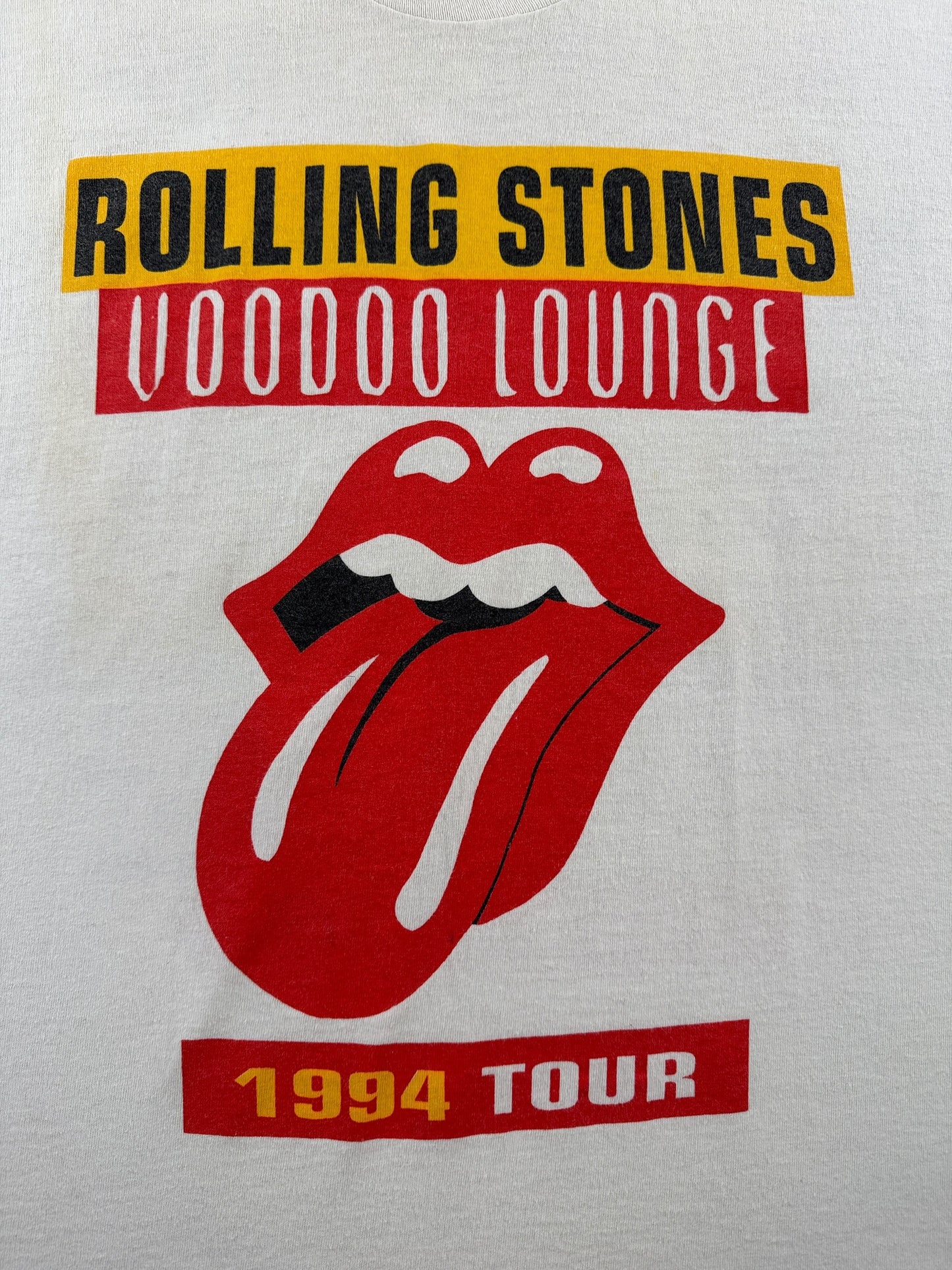 Graphic of Vintage Rolling Stones Voodoo Lounge Parking Lot Tee SZ XL