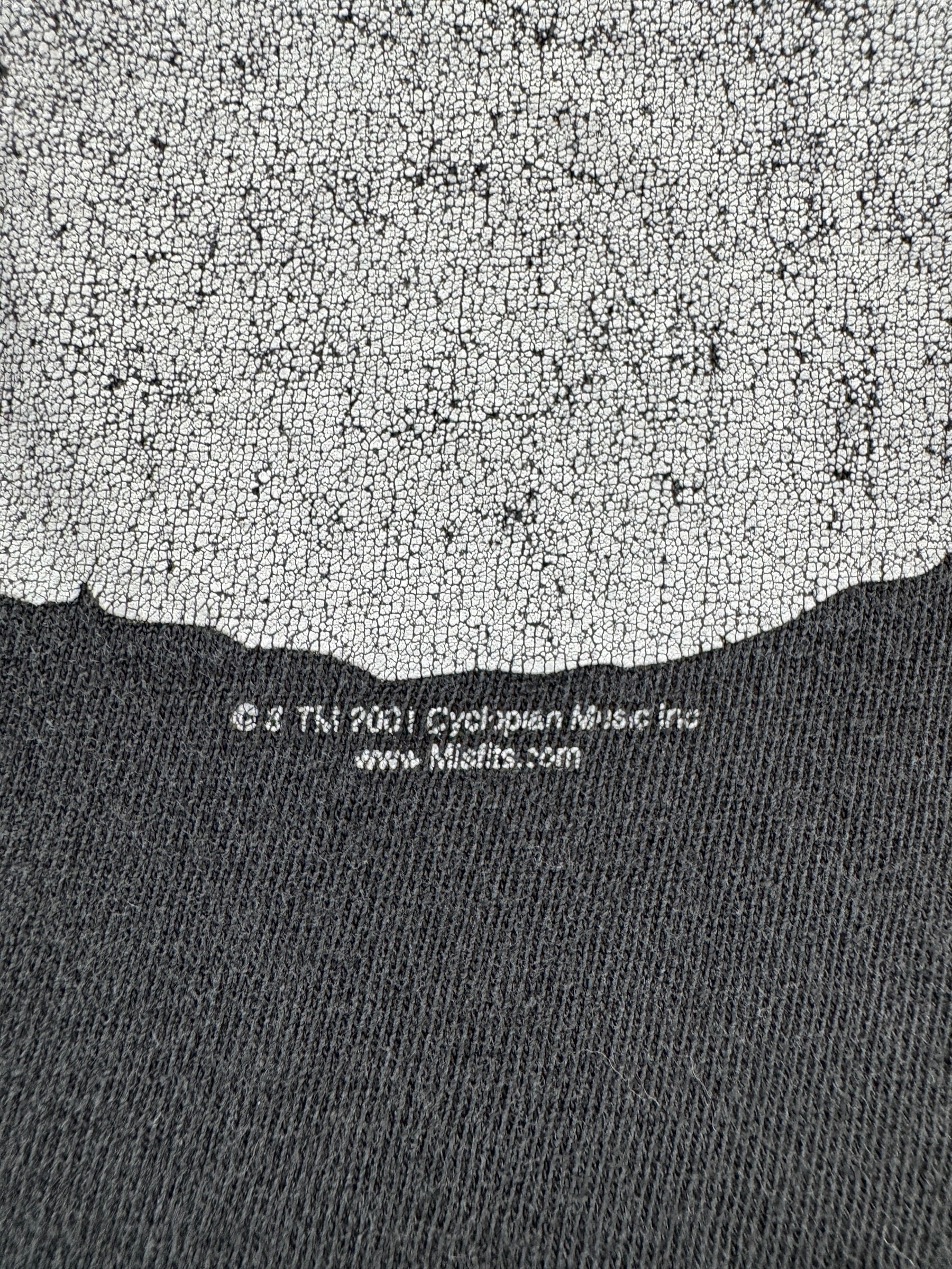 Trademark on Vintage 2001 Misfits Tee SZ M