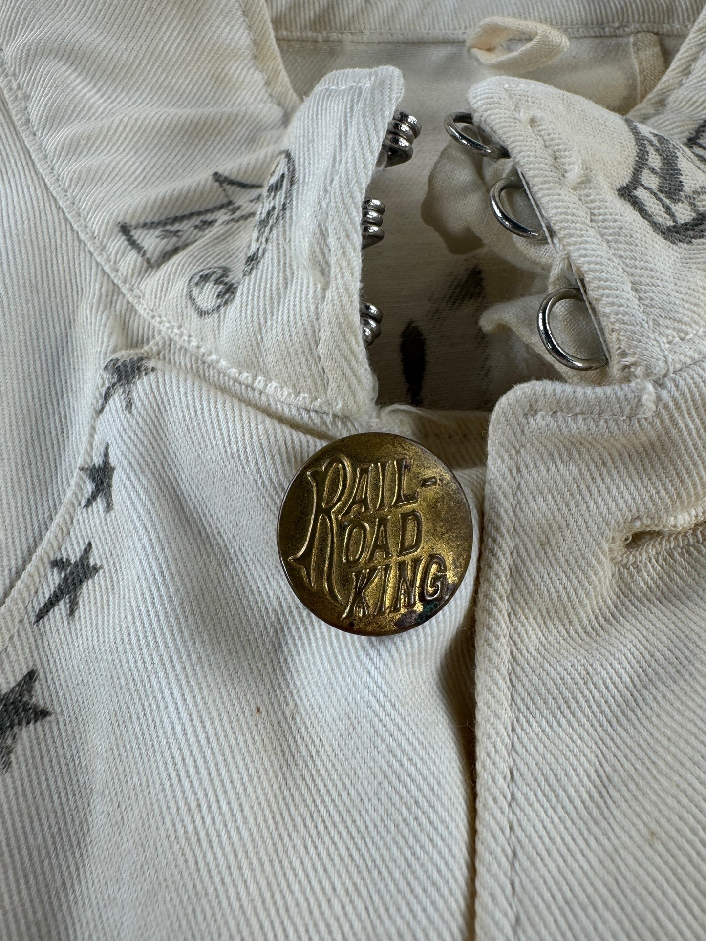 Button on Vintage Class of 1942 Souvenir Jacket SZ XS