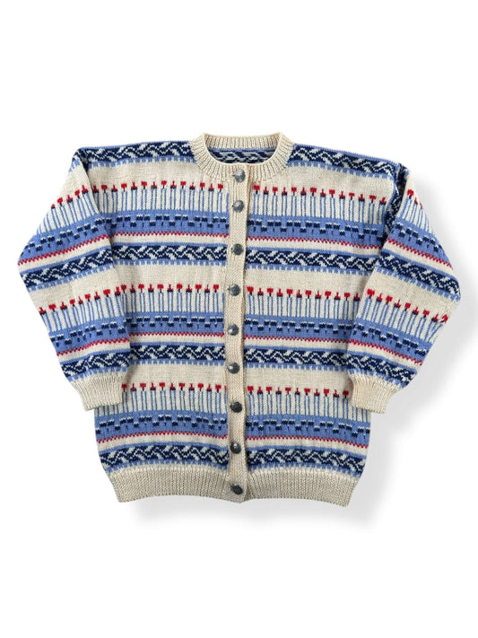 Front of Vintage Nordic Style Sweater SZ S