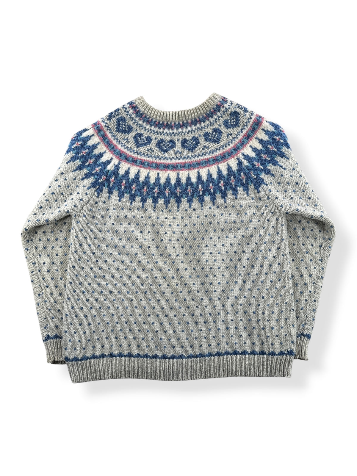 Back of Vintage 1980s Woolrich Woman's Norwegian-style Sweater SZ L