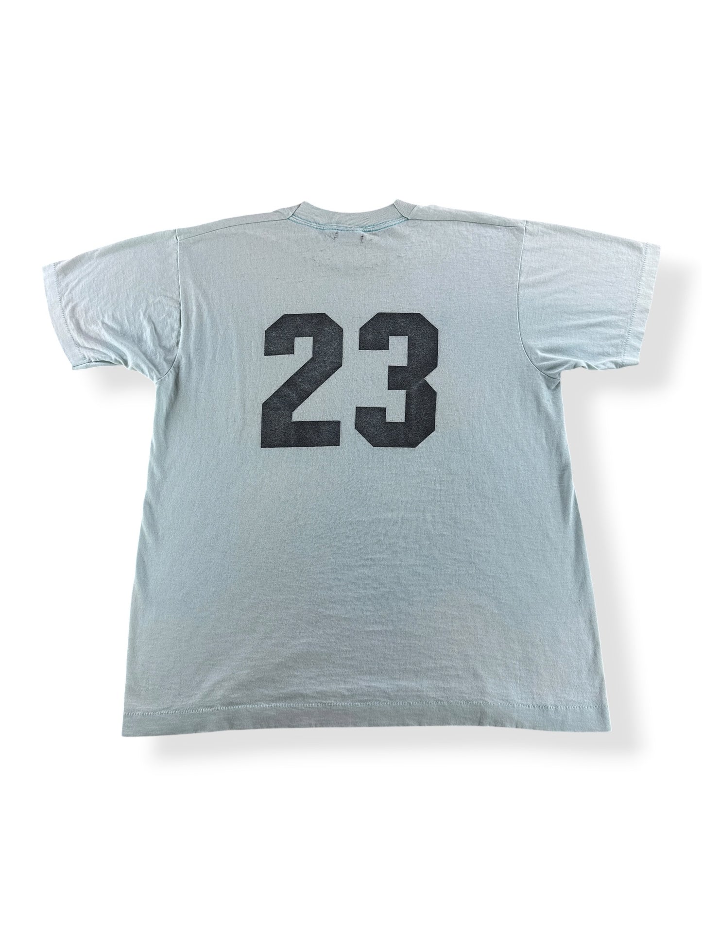 Back of Vintage Woodbury Fast Pitch Tee SZ L