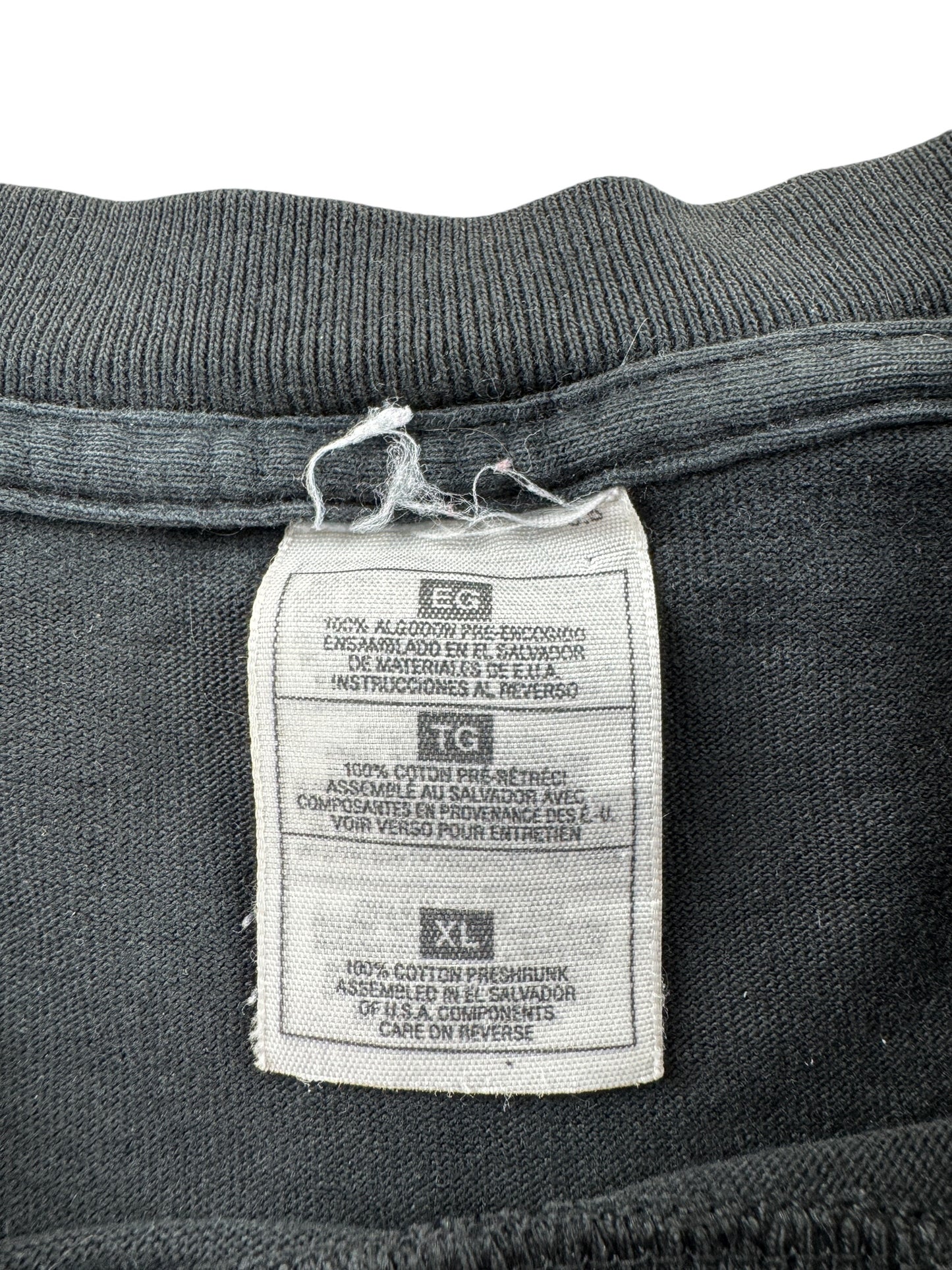 Tag on Vintage NC17 Page Me Bondage Tee SZ XL