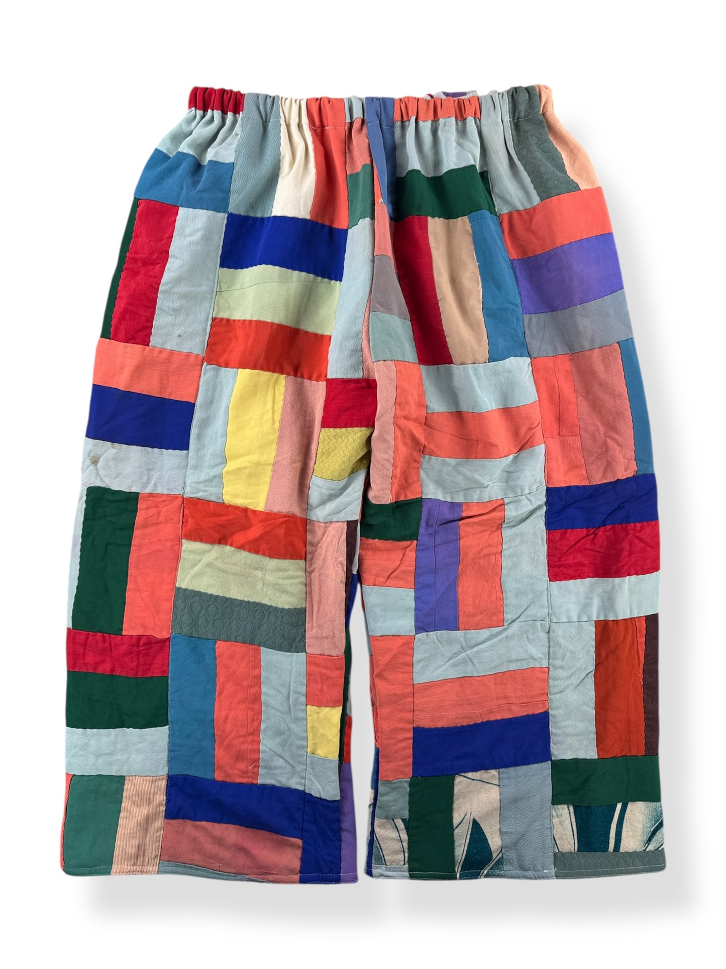 Front of Archive Craft X Barn Owl Vintage Quilt Pants SZ L