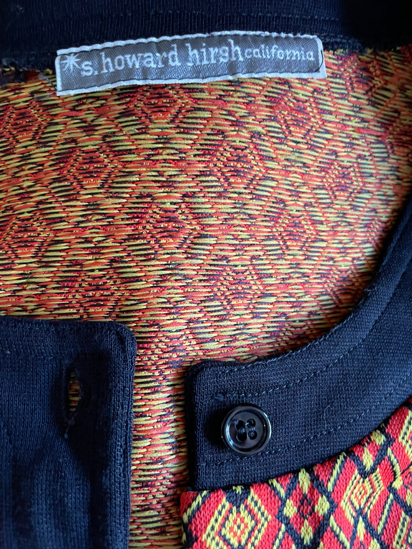 Tag view of Vintage 1960s Argyle Cropped Cardigan | Seattle Ladies Vintage | Barn Owl Sweaters