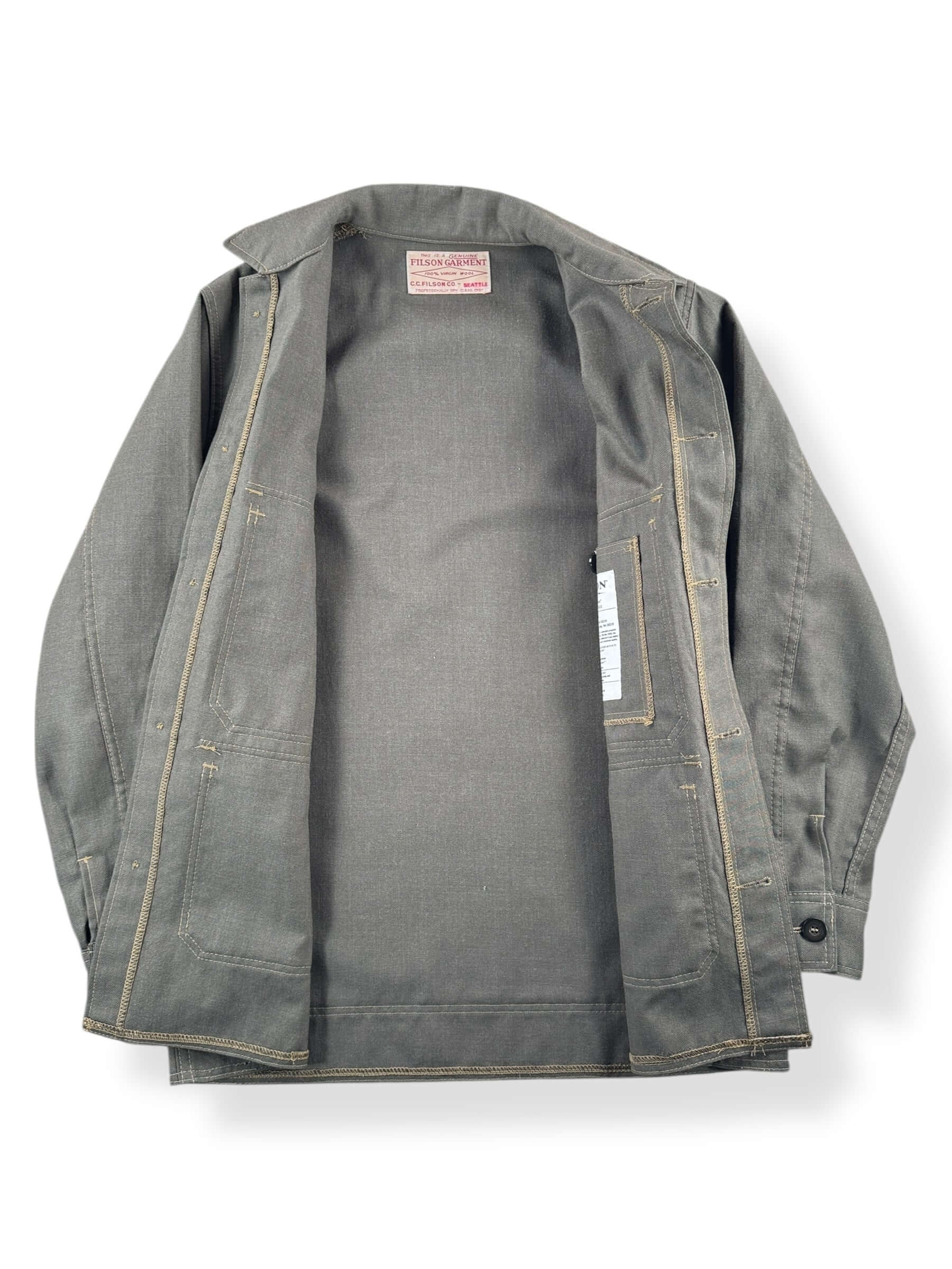 Inside of Filson 1897 Collection Repro Forestry Cloth Cruiser Jacket SZ L
