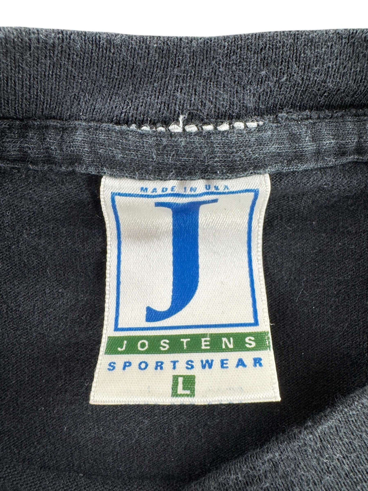 Tag on Vintage Jostens Big Face Tasmanian Devil Tee SZ L