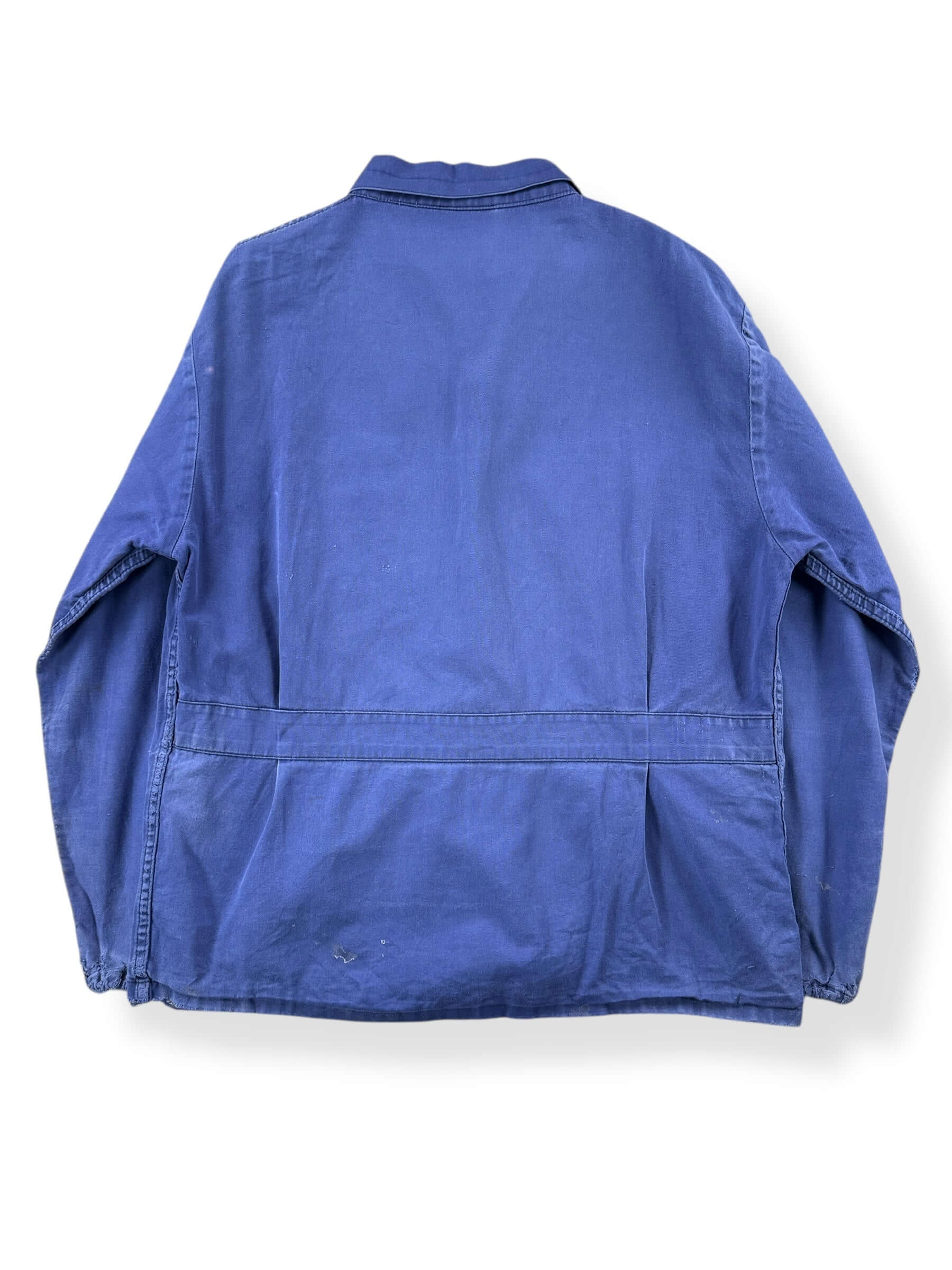 Back of Vintage Worked In French Chore Coat SZ L