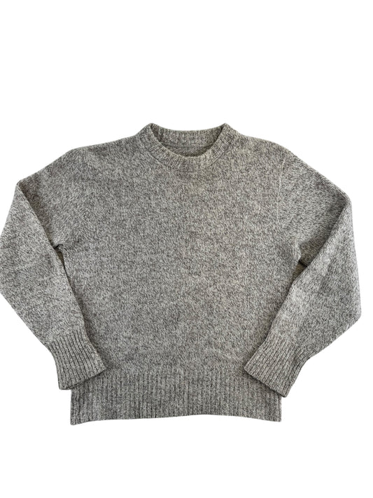 Front view of 1980s Wool Oatmeal Sweater L