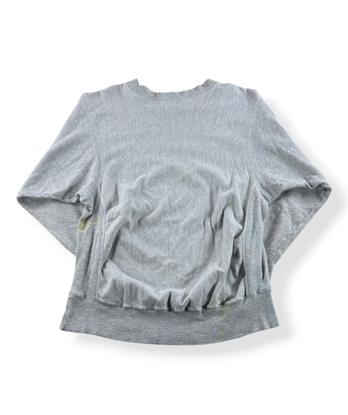 Back of Vintage Long Beach Island Paint Splattered Reverse Weave Crewneck SZ L