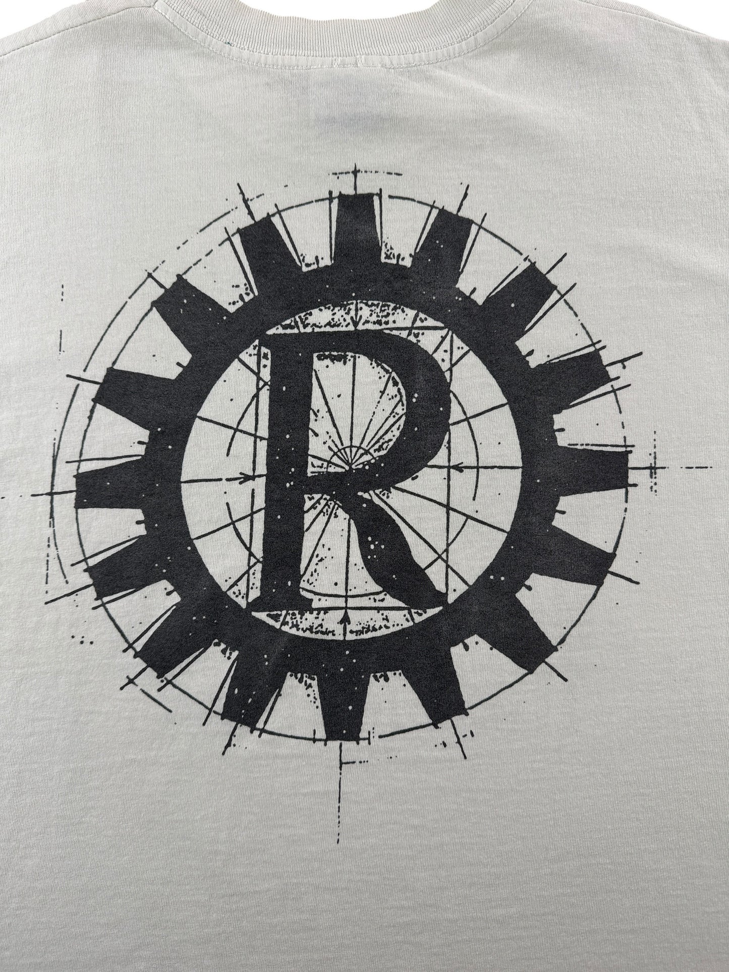 Back Graphic of Vintage 1997 Rage Against the Machine Nuns Tee SZ XL