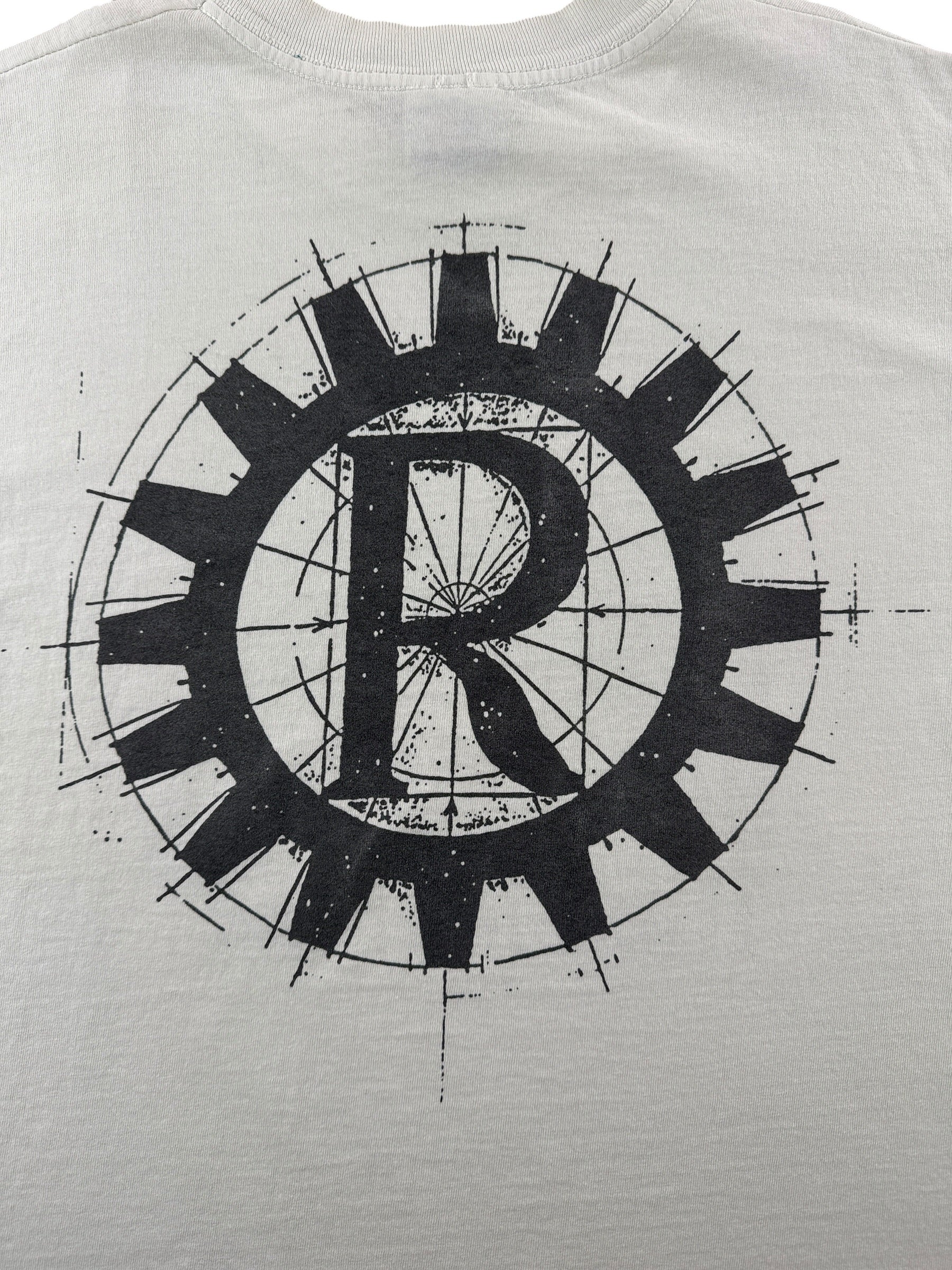 Back Graphic of Vintage 1997 Rage Against the Machine Nuns Tee SZ XL